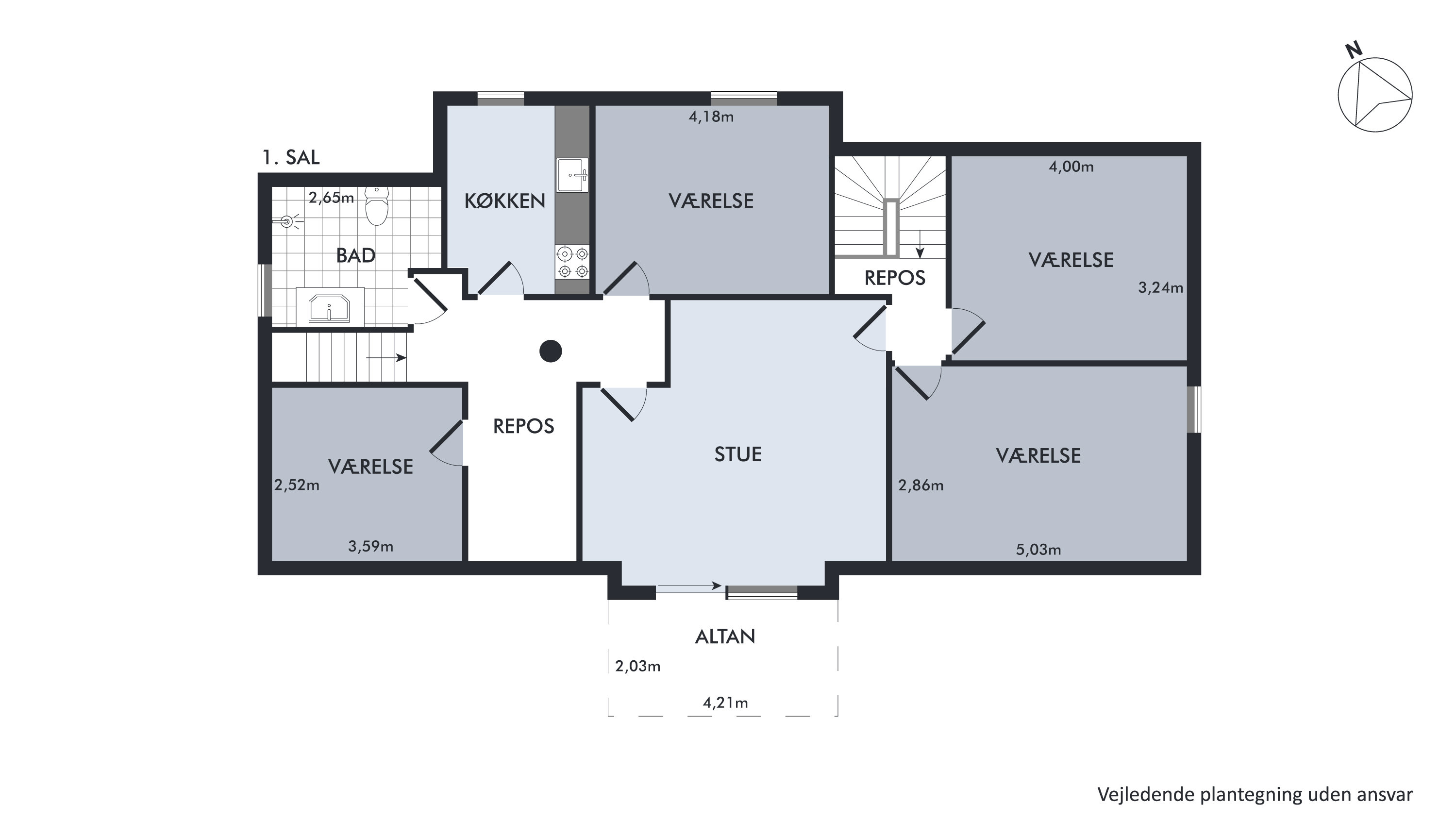 Plantegninger billede af Morildvej 259, 9830 Tårs