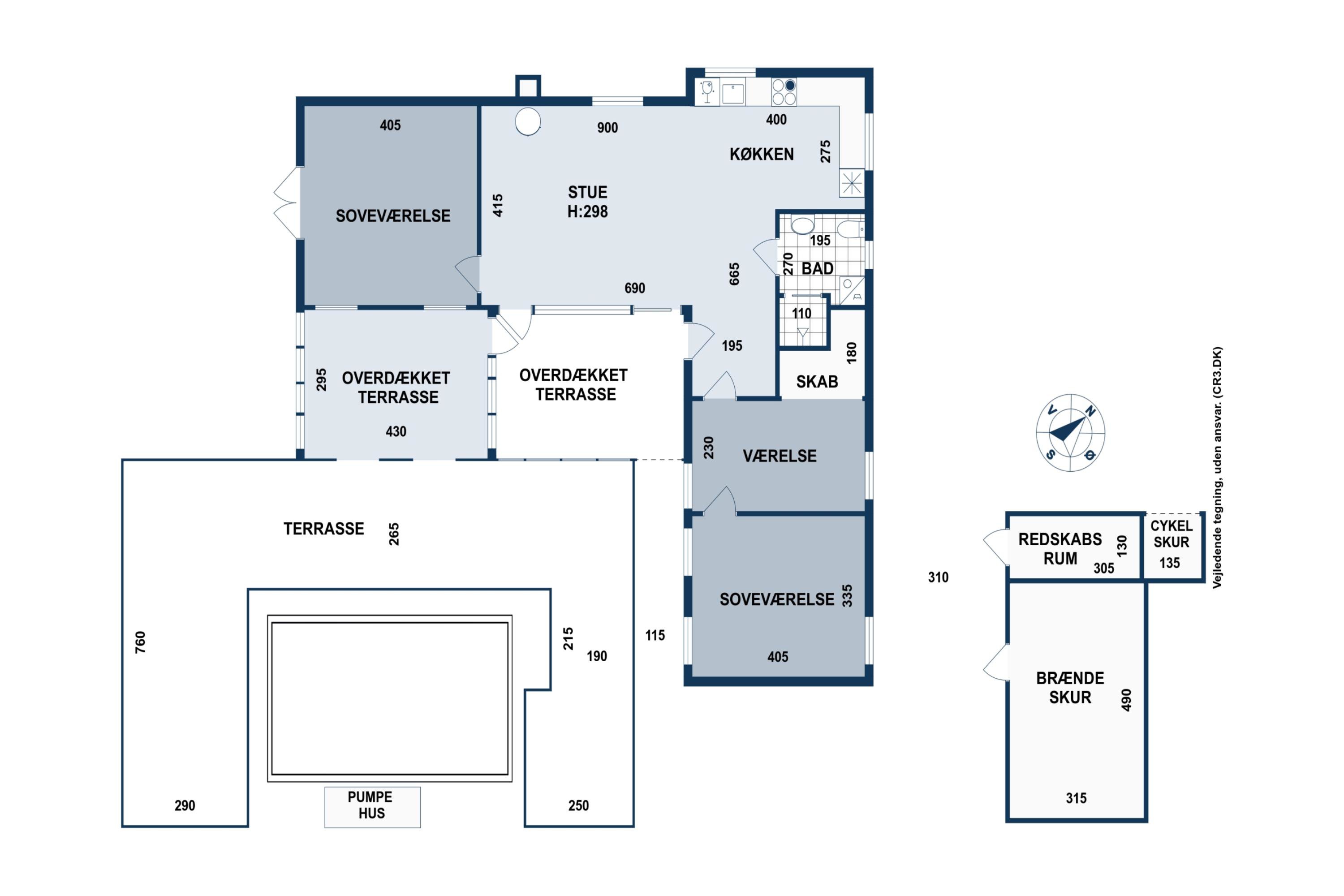 Plantegninger billede af Ulriksvej 10, Dalby Huse, 3630 Jægerspris