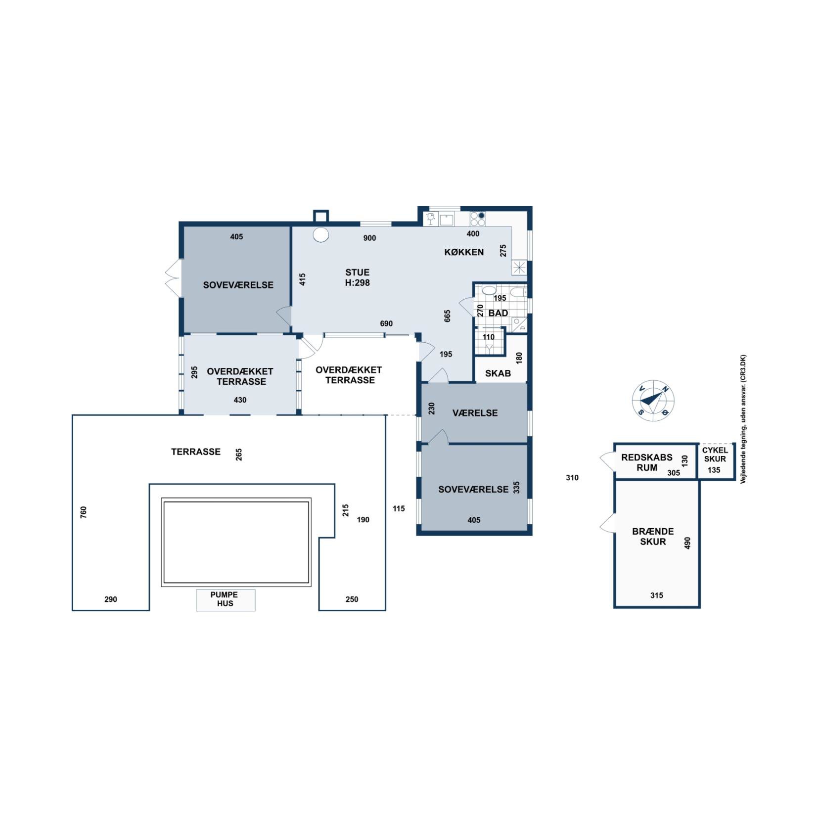 Plantegninger billede af Ulriksvej 10, Dalby Huse, 3630 Jægerspris