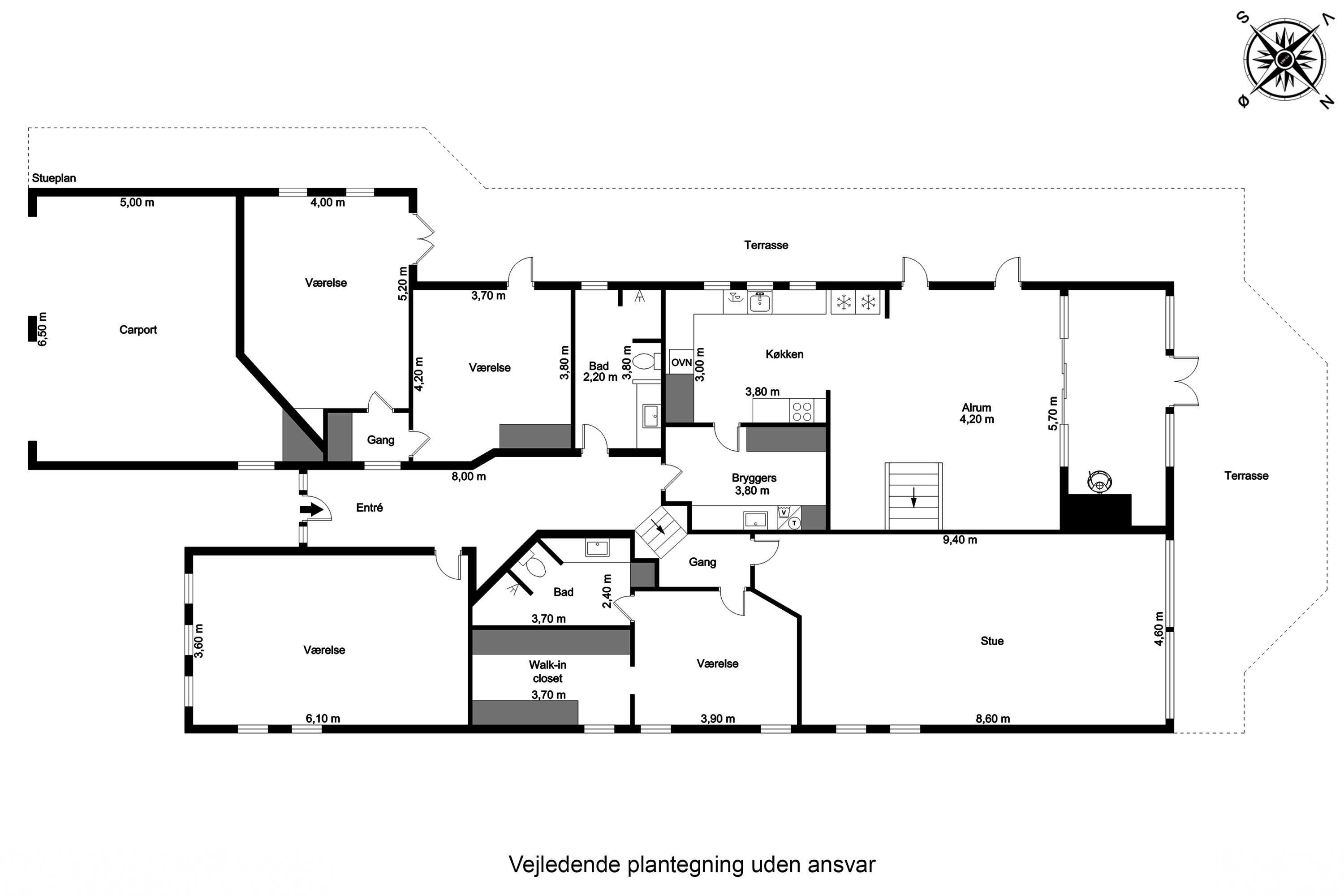 Plantegninger billede af Tordenskjoldsvej 26, Tåsinge, 5700 Svendborg