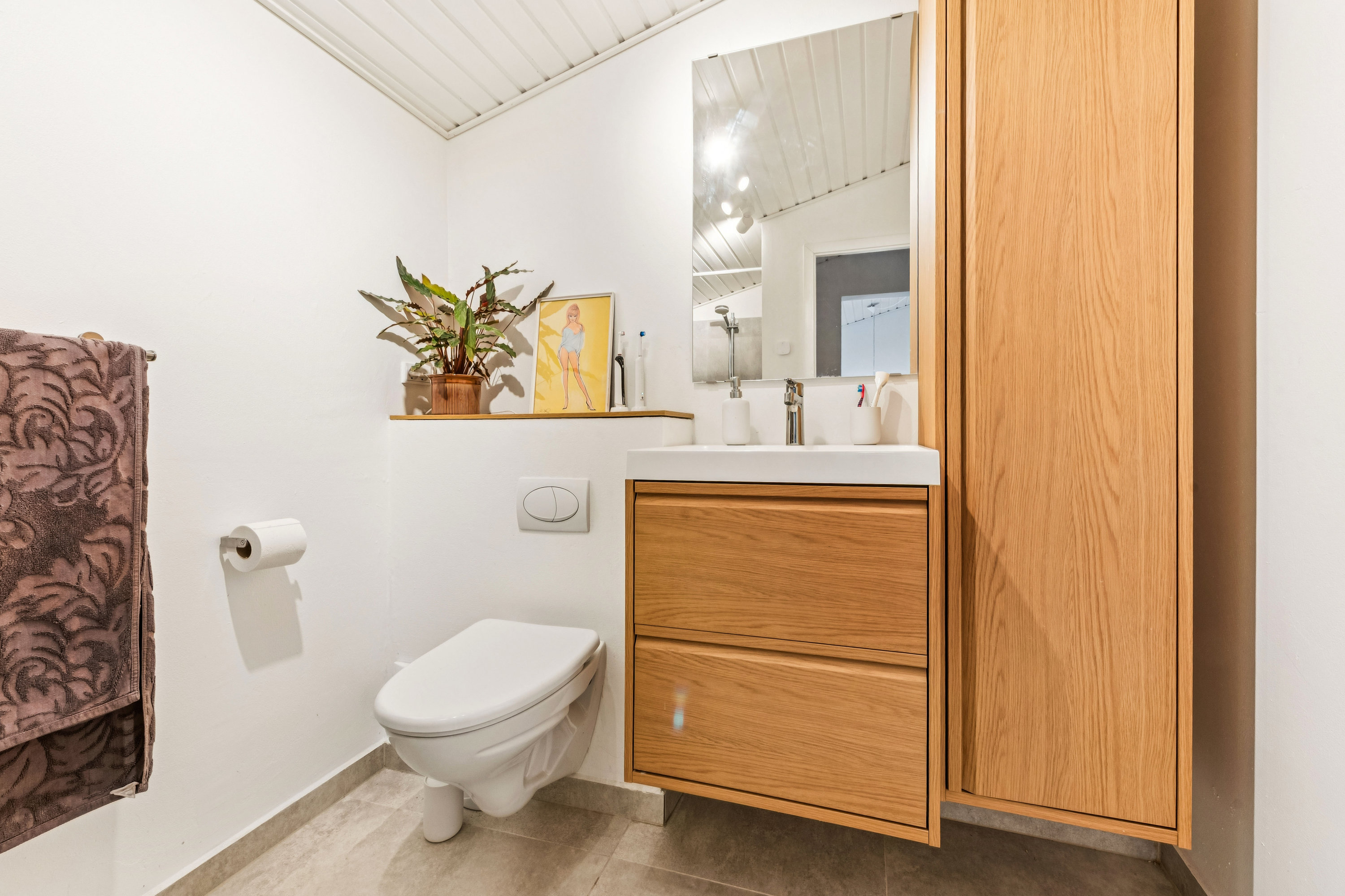 Fremhævet badeværelse billede i fuldskærmstilstand. Billede af Kulsvierparken 147, 2800 Kongens Lyngby