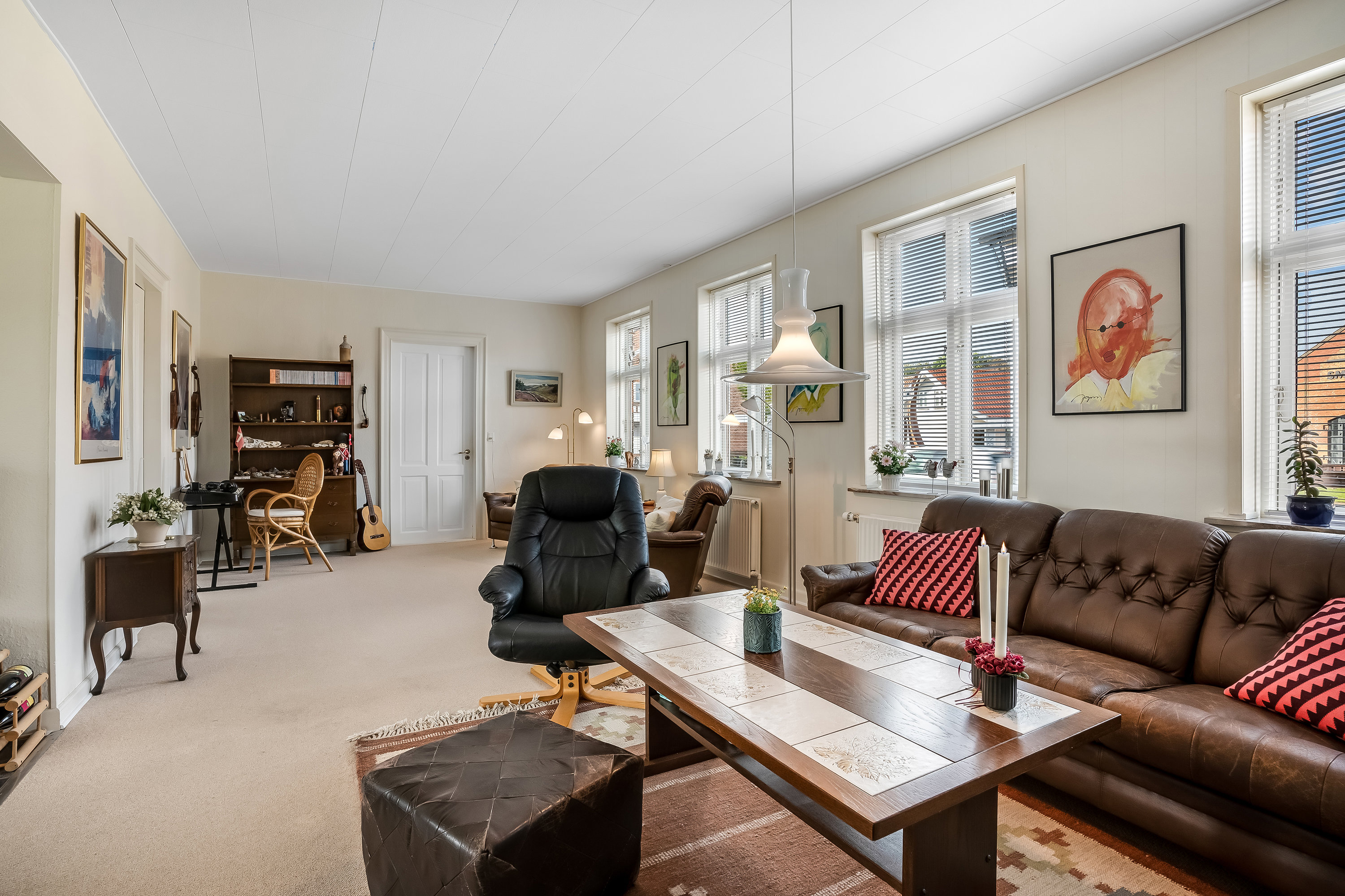 Fremhævet stue billede i fuldskærmstilstand. Billede af Bredgade 74, 6940 Lem St