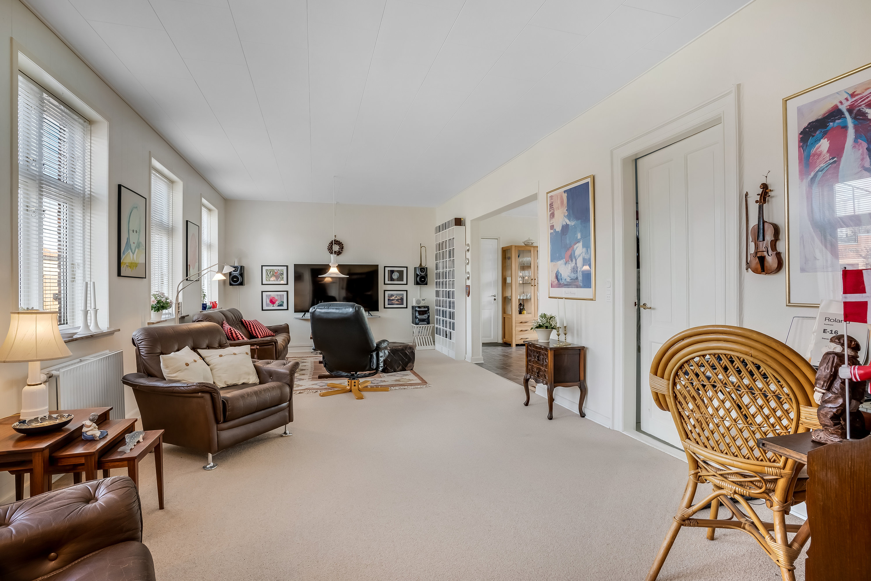 Fremhævet stue billede i fuldskærmstilstand. Billede af Bredgade 74, 6940 Lem St