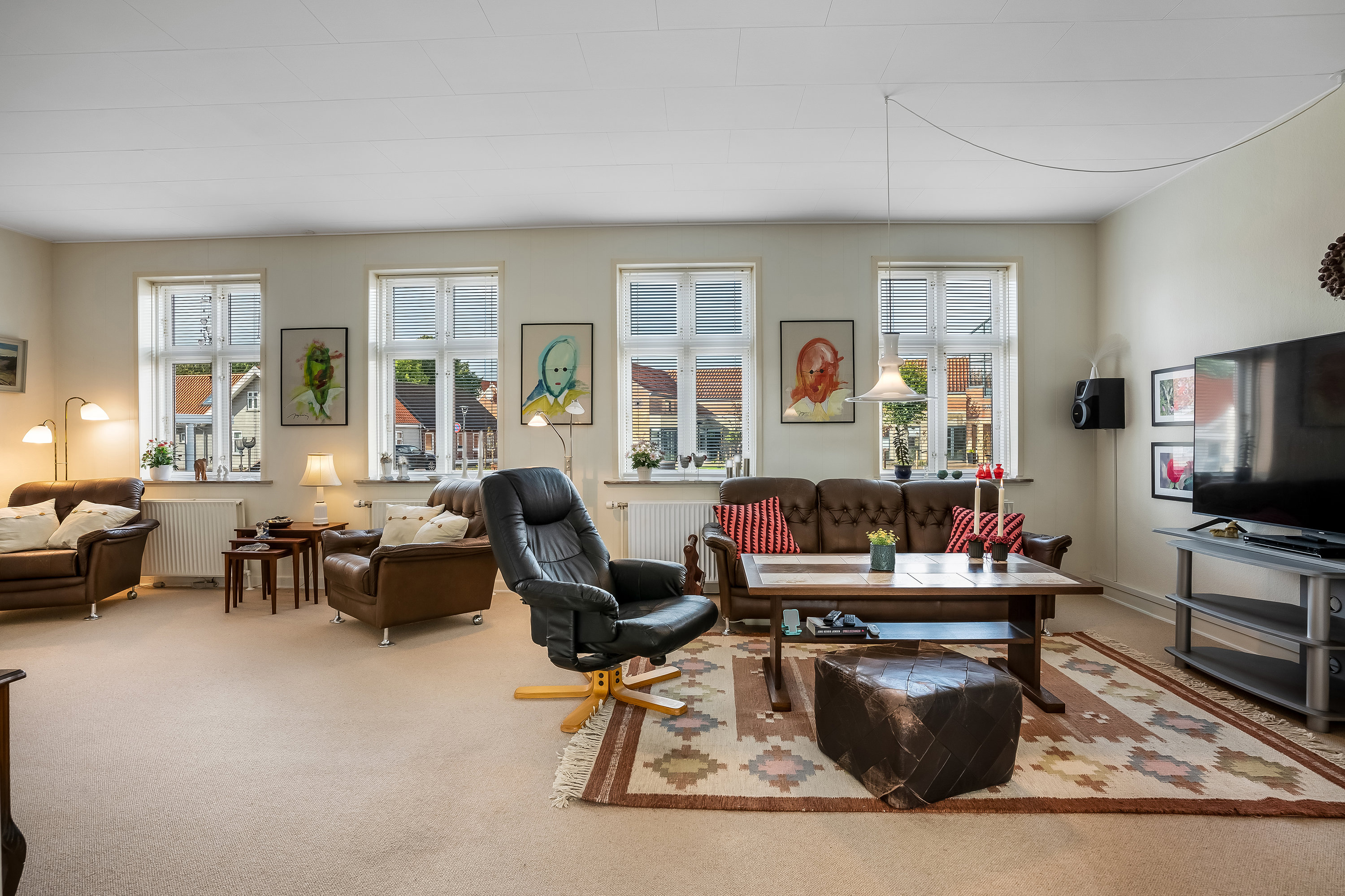 Fremhævet stue billede i fuldskærmstilstand. Billede af Bredgade 74, 6940 Lem St