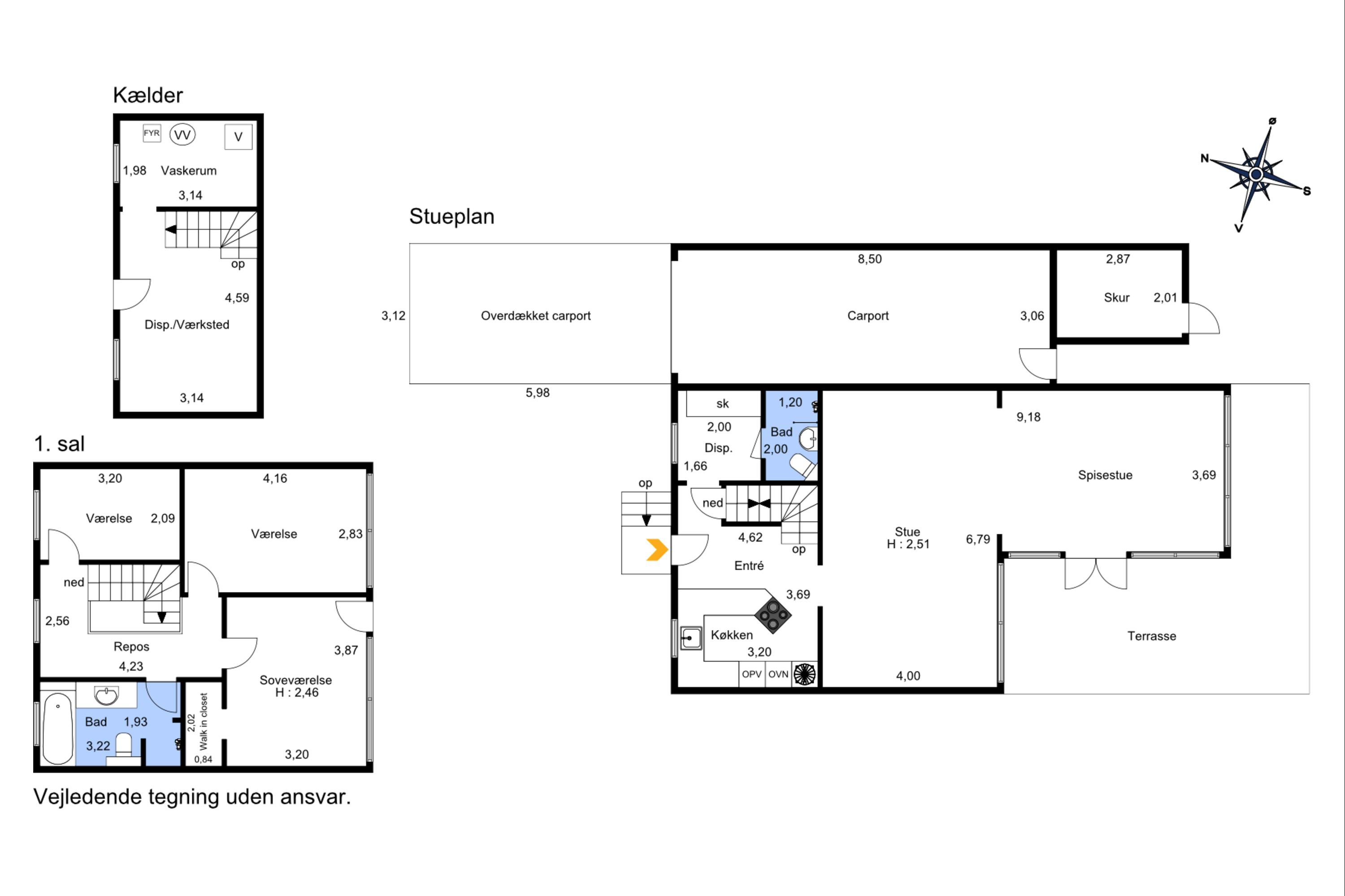 Plantegninger billede af Jydeskær 12, 2770 Kastrup
