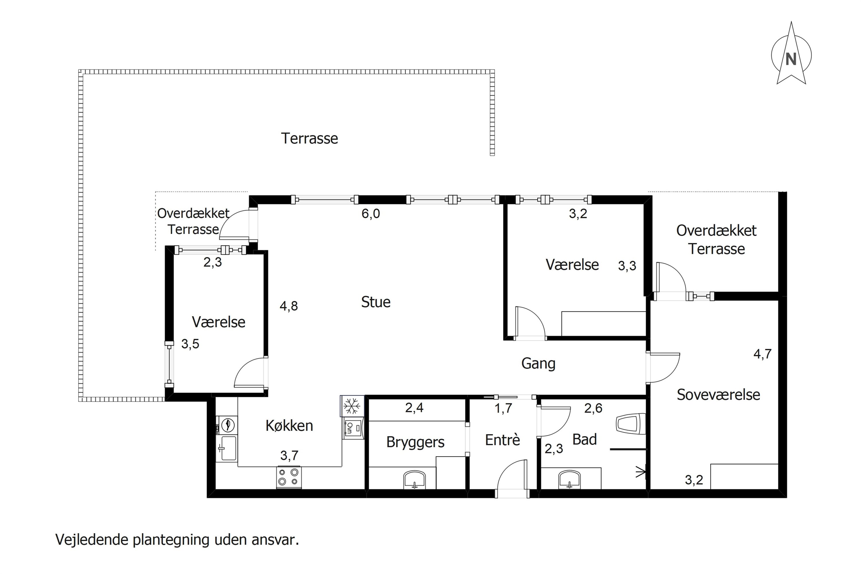 Plantegninger billede af Grundtvigs Alle 3, st.. 3., 6700 Esbjerg