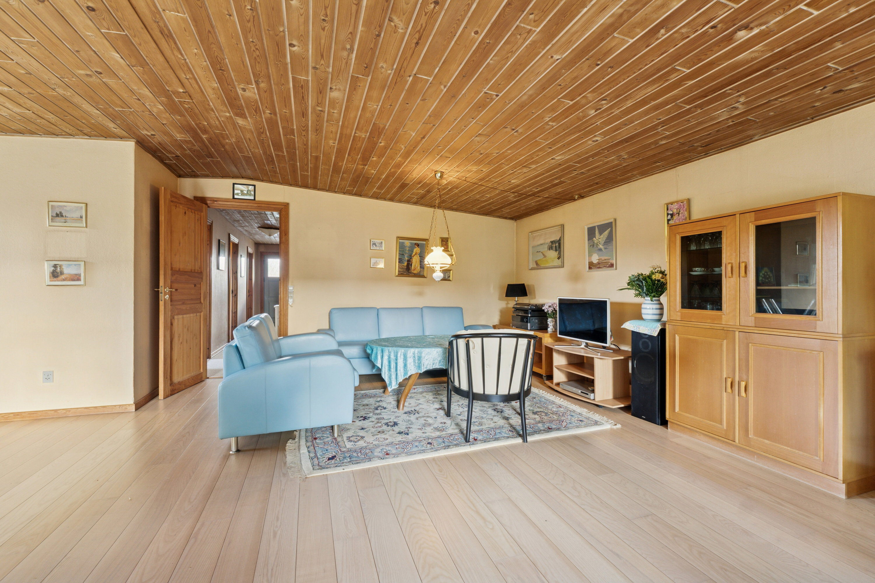 Fremhævet stue billede i fuldskærmstilstand. Billede af Trannisvej 12, 6040 Egtved