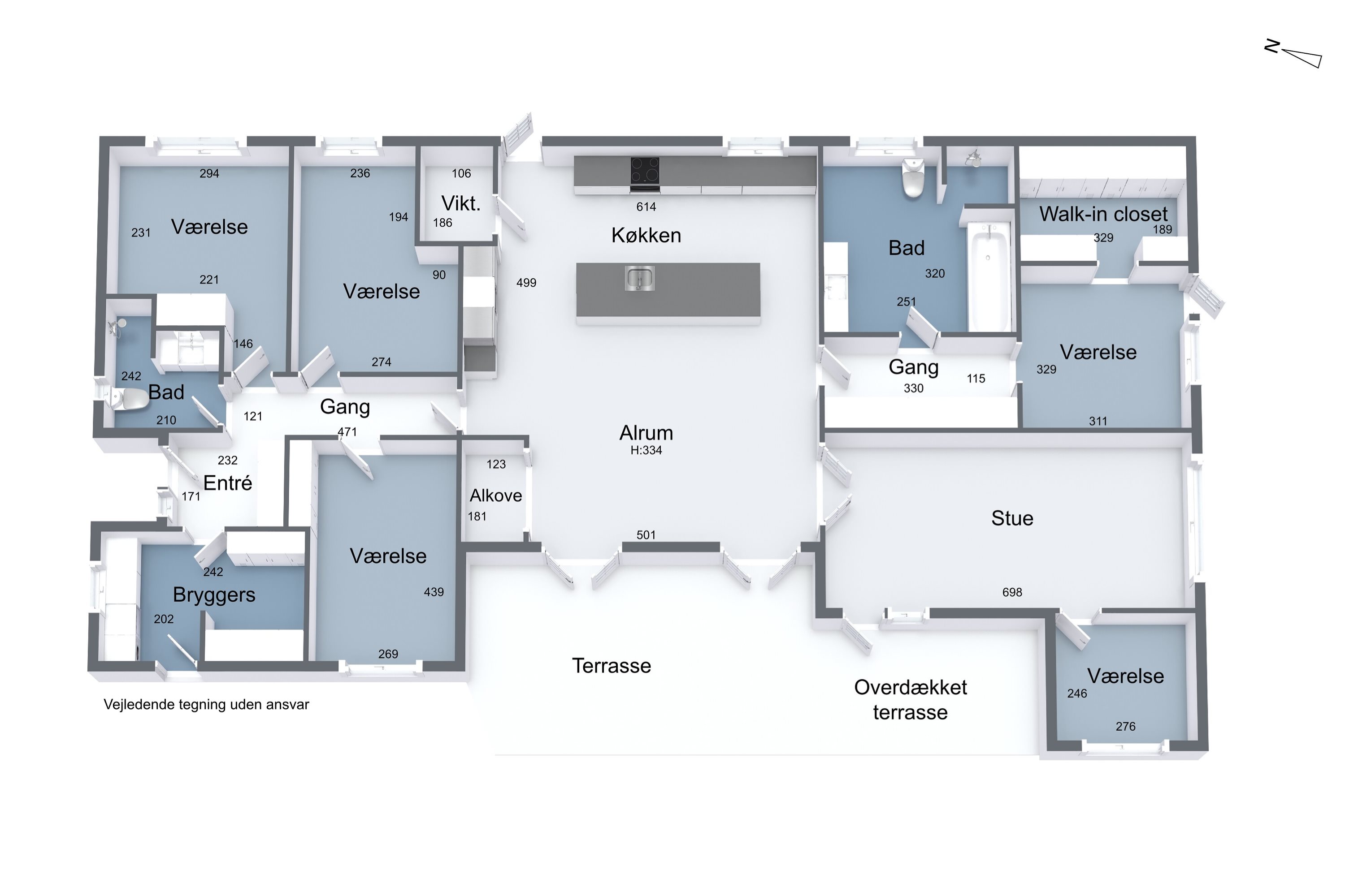 Plantegninger billede af Yding Toft 8A, Yding, 8752 Østbirk