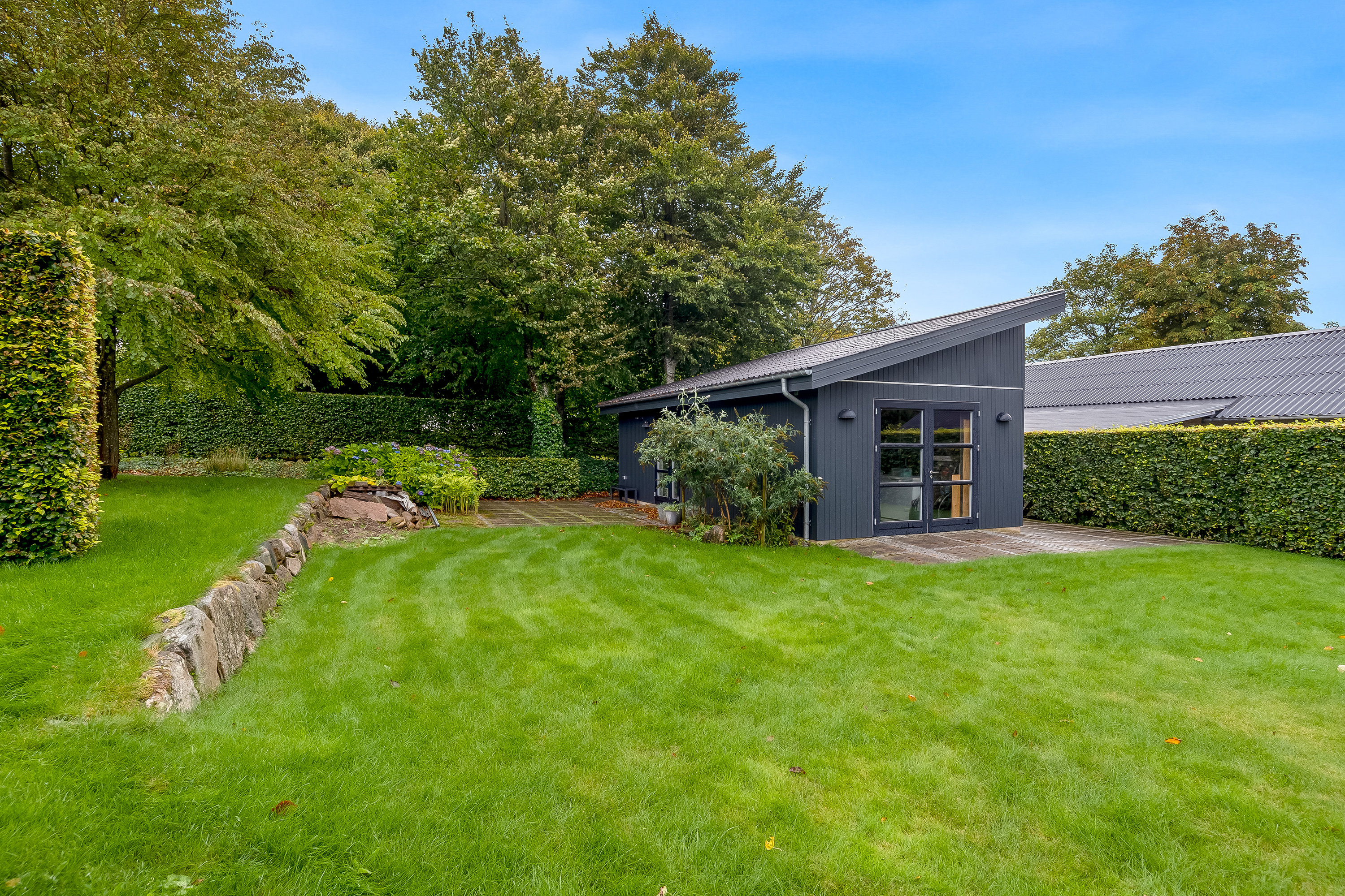 Fremhævet udhus billede i fuldskærmstilstand. Billede af Elmevænget 3, Tvis, 7500 Holstebro