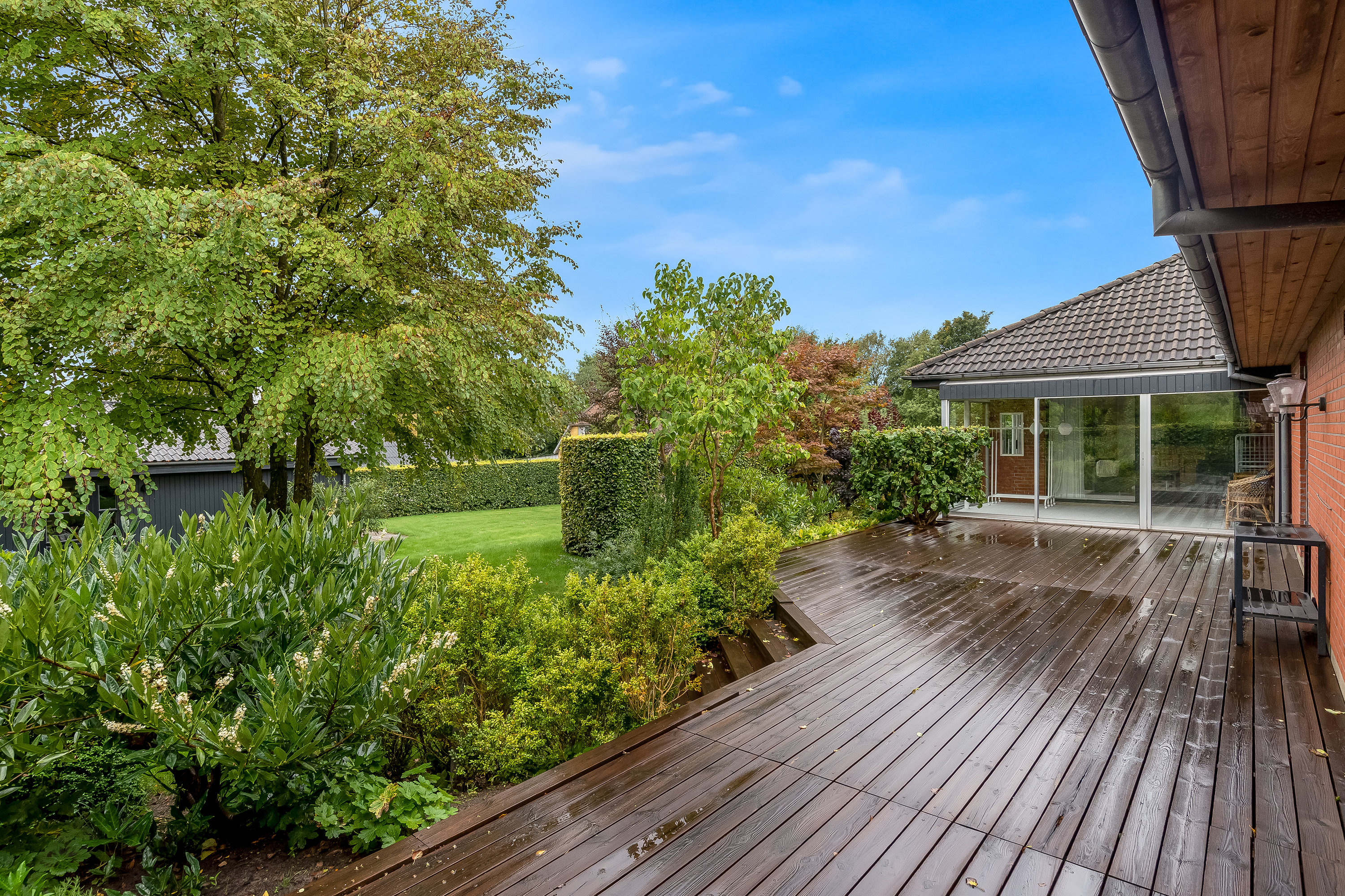 Miniaturebillede 1: terrasse. Billede af Elmevænget 3, Tvis, 7500 Holstebro