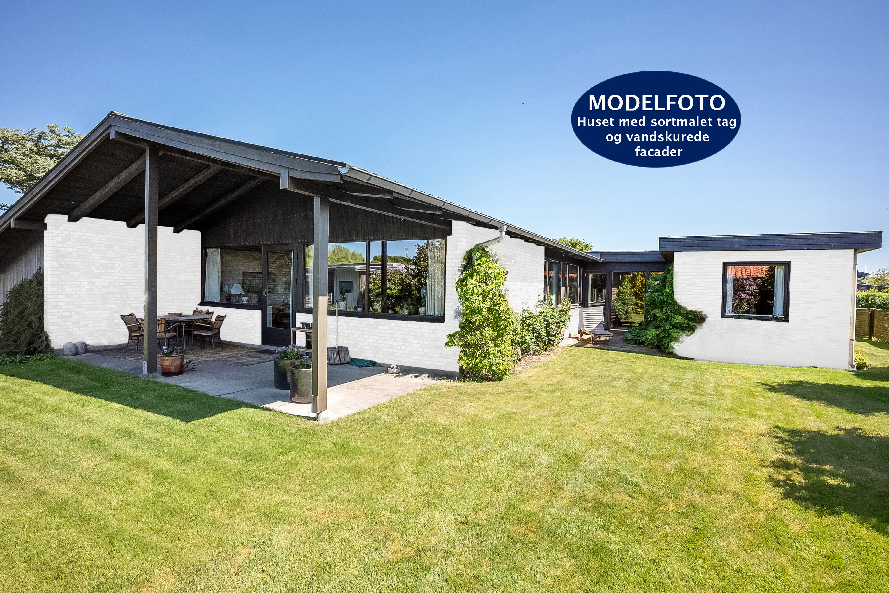 Fremhævet have billede i fuldskærmstilstand. Billede af Alkjærhøj 18, 6950 Ringkøbing