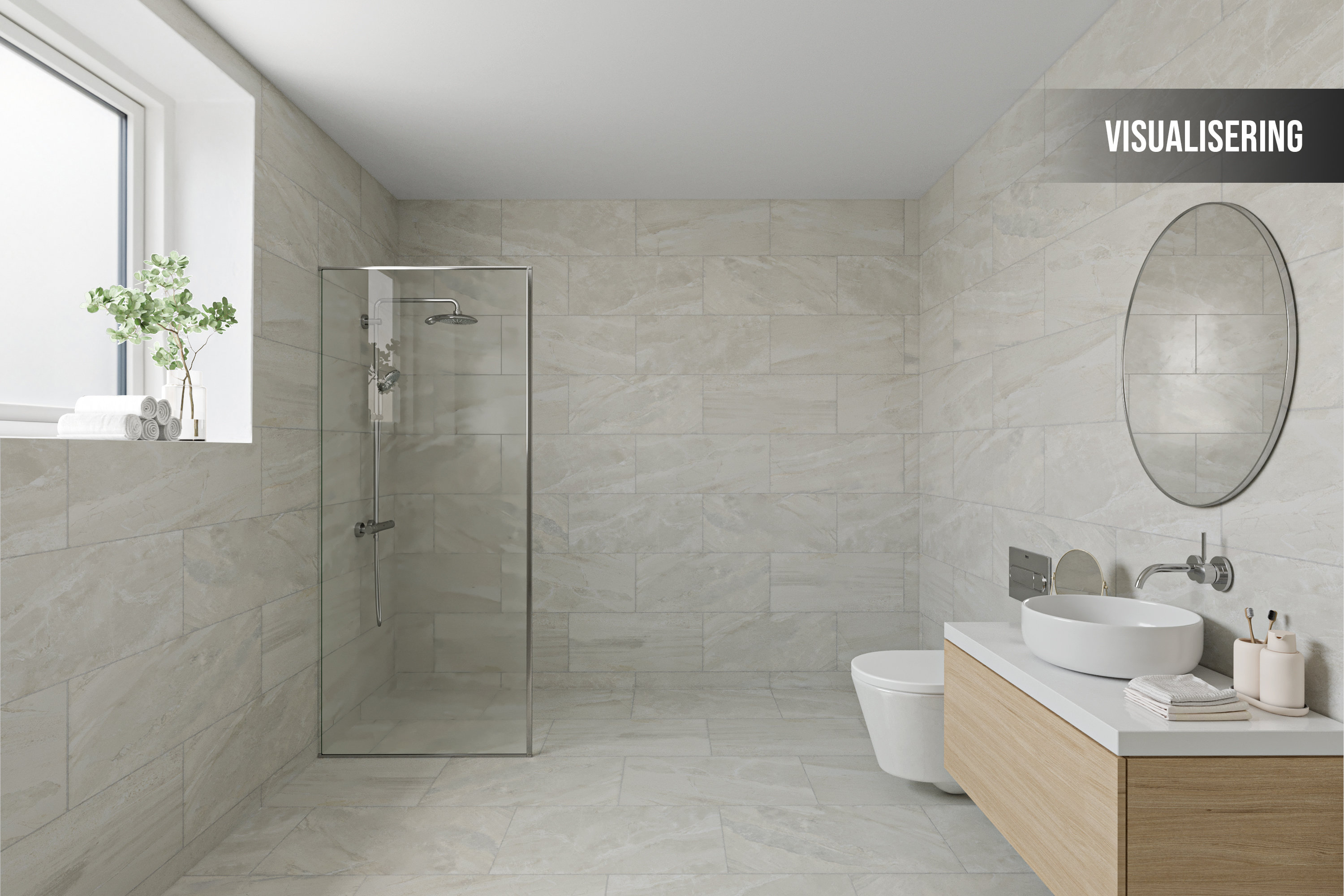 Fremhævet badeværelse billede i fuldskærmstilstand. Billede af Skovvejen 39, 8740 Brædstrup