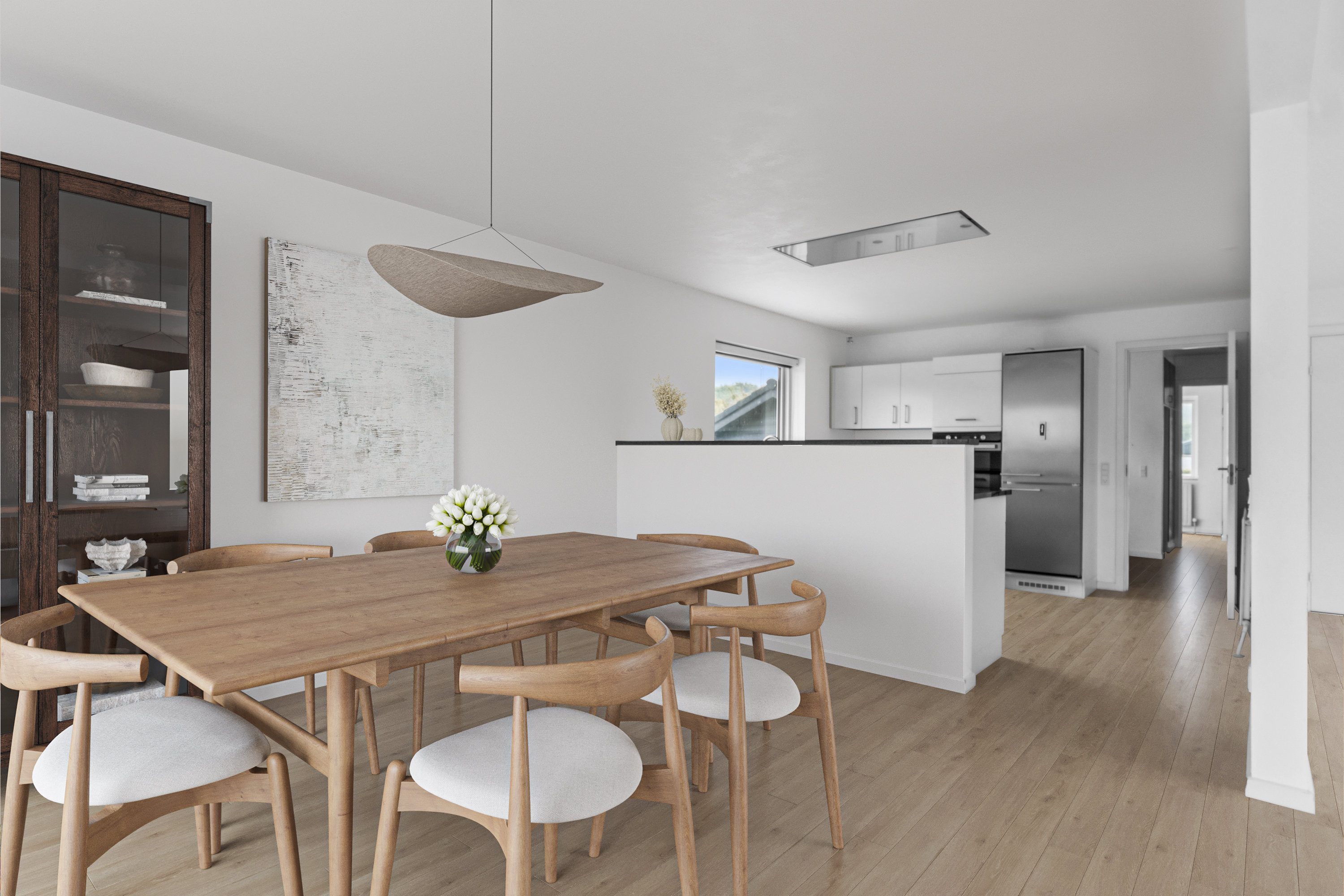 Fremhævet køkken alrum billede i fuldskærmstilstand. Billede af Skovvejen 39, 8740 Brædstrup