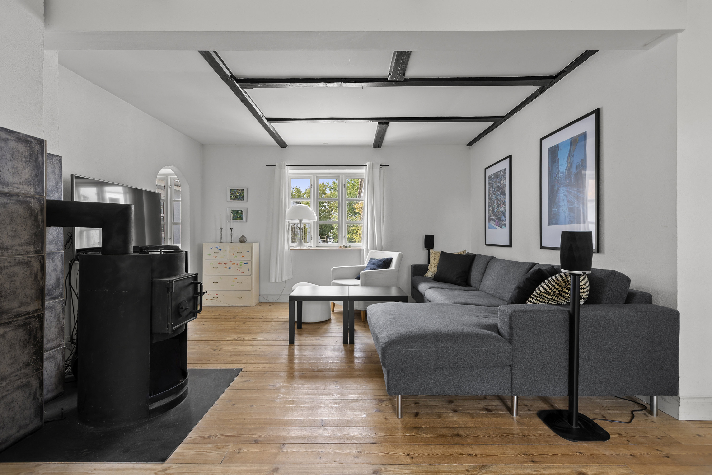 Fremhævet stue billede i fuldskærmstilstand. Billede af Gåsetoftevej 66, 4400 Kalundborg