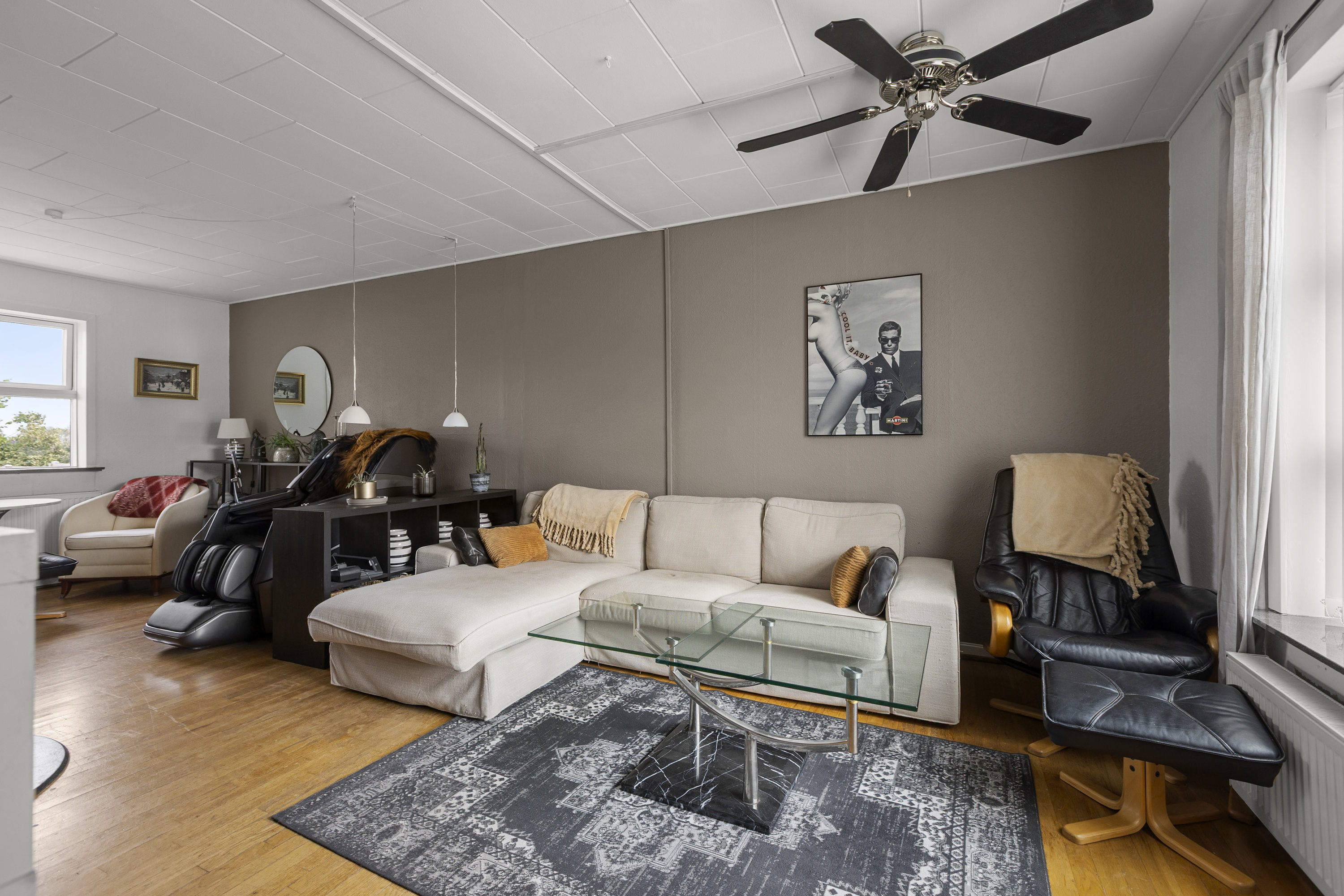 Fremhævet stue billede i fuldskærmstilstand. Billede af Parcelvej 17, 4470 Svebølle