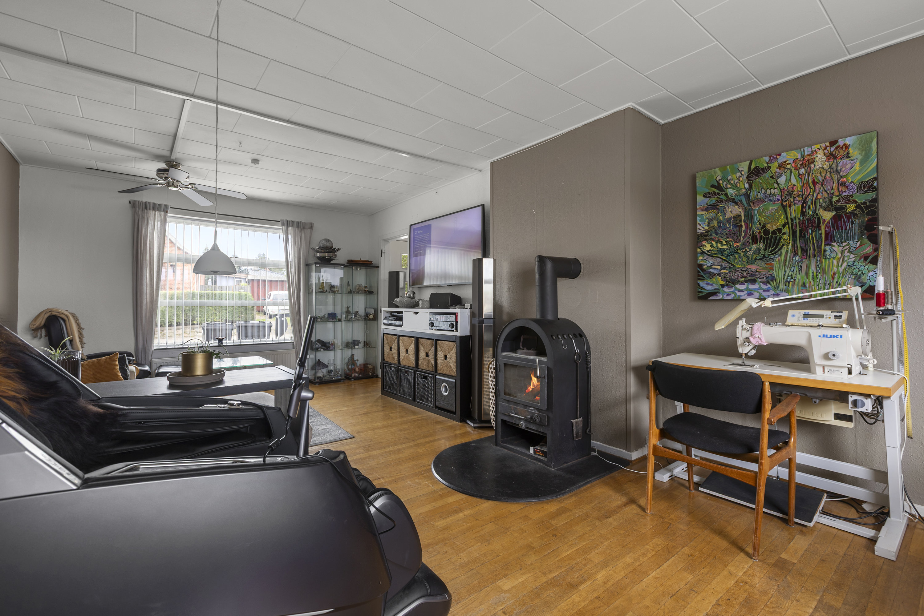 Fremhævet stue billede i fuldskærmstilstand. Billede af Parcelvej 17, 4470 Svebølle