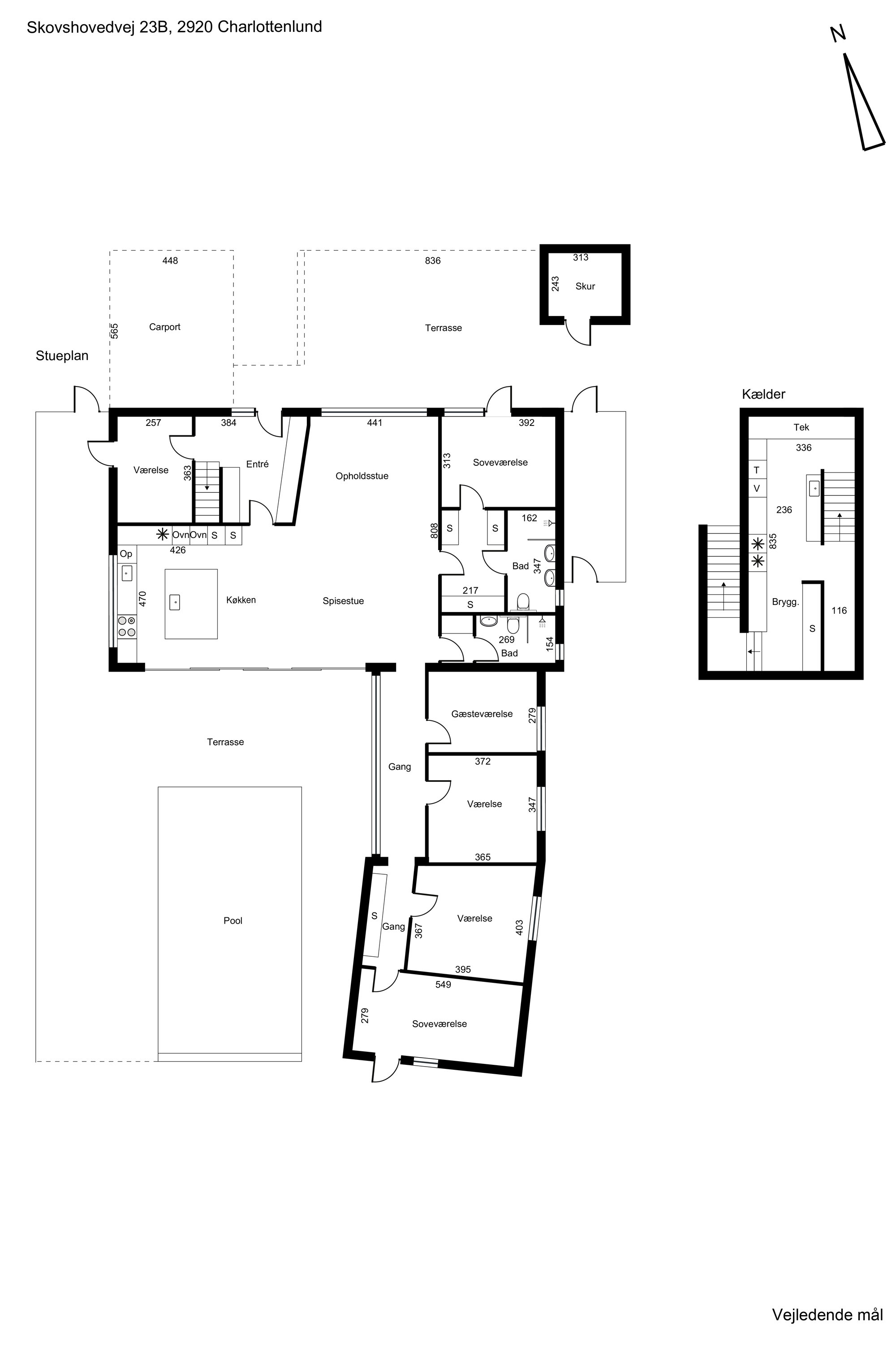 Plantegninger billede af Skovshovedvej 23B, 2920 Charlottenlund