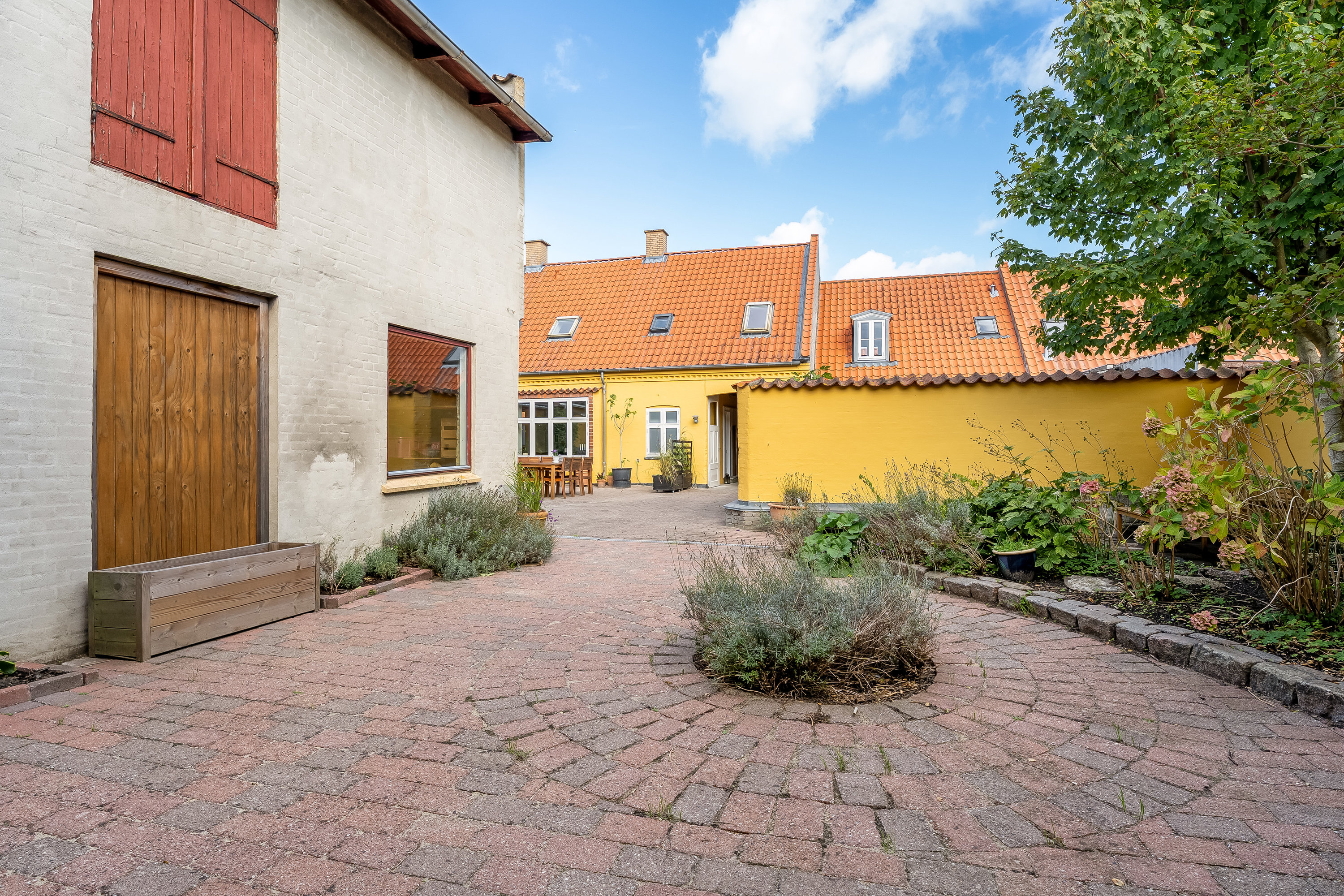 Fremhævet gårdhave billede i fuldskærmstilstand. Billede af Nørregade 8, 4800 Nykøbing F