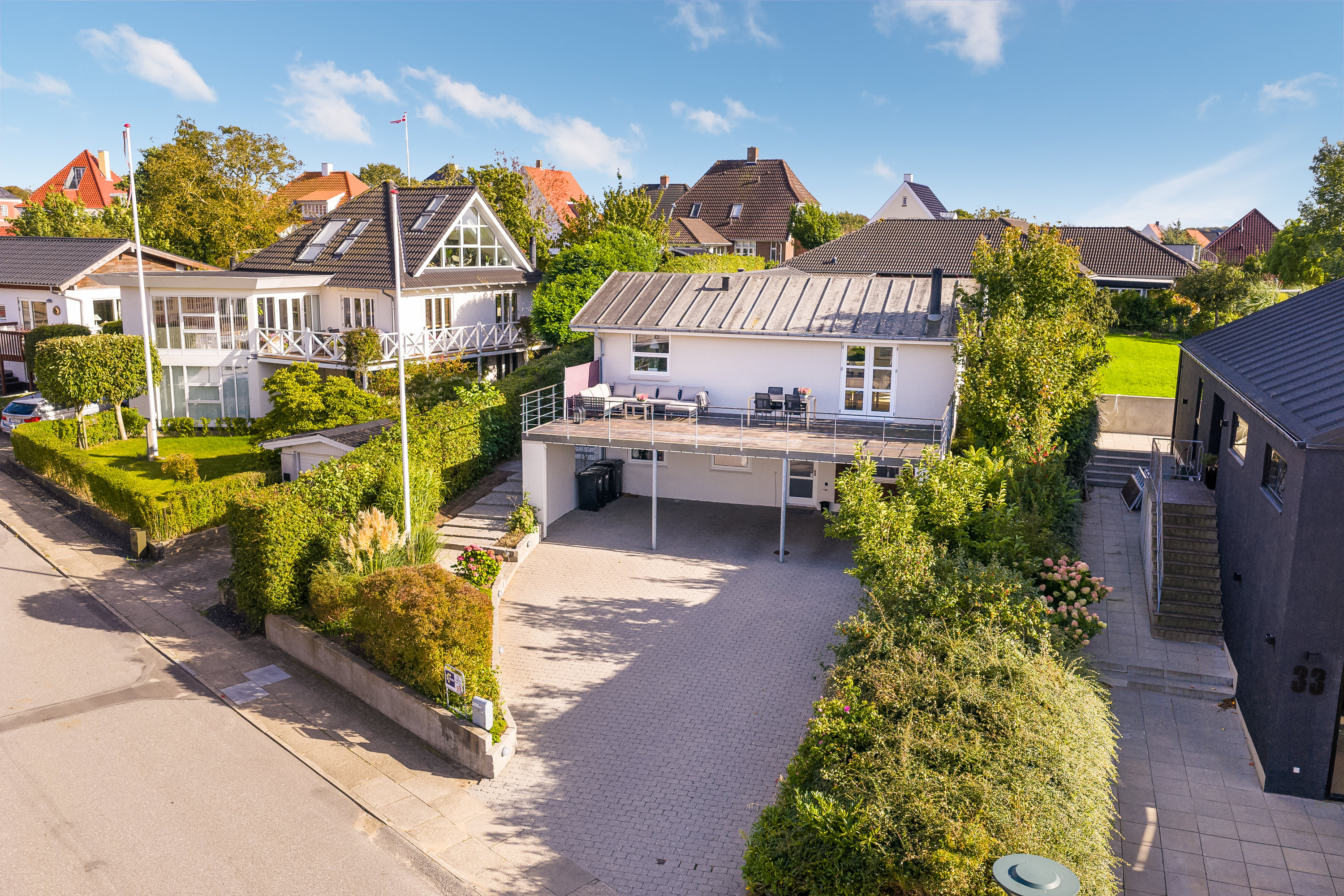 Fremhævet facade billede i fuldskærmstilstand. Billede af Münstervej 31, Strib, 5500 Middelfart