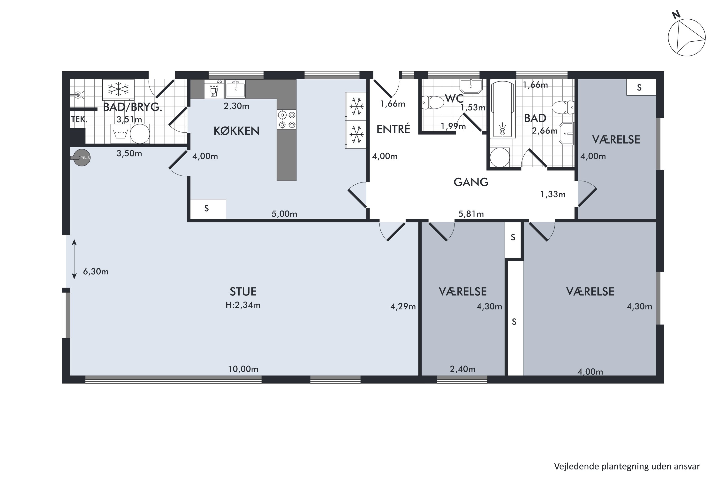 Plantegninger billede af Glentevej 6, 4291 Ruds Vedby