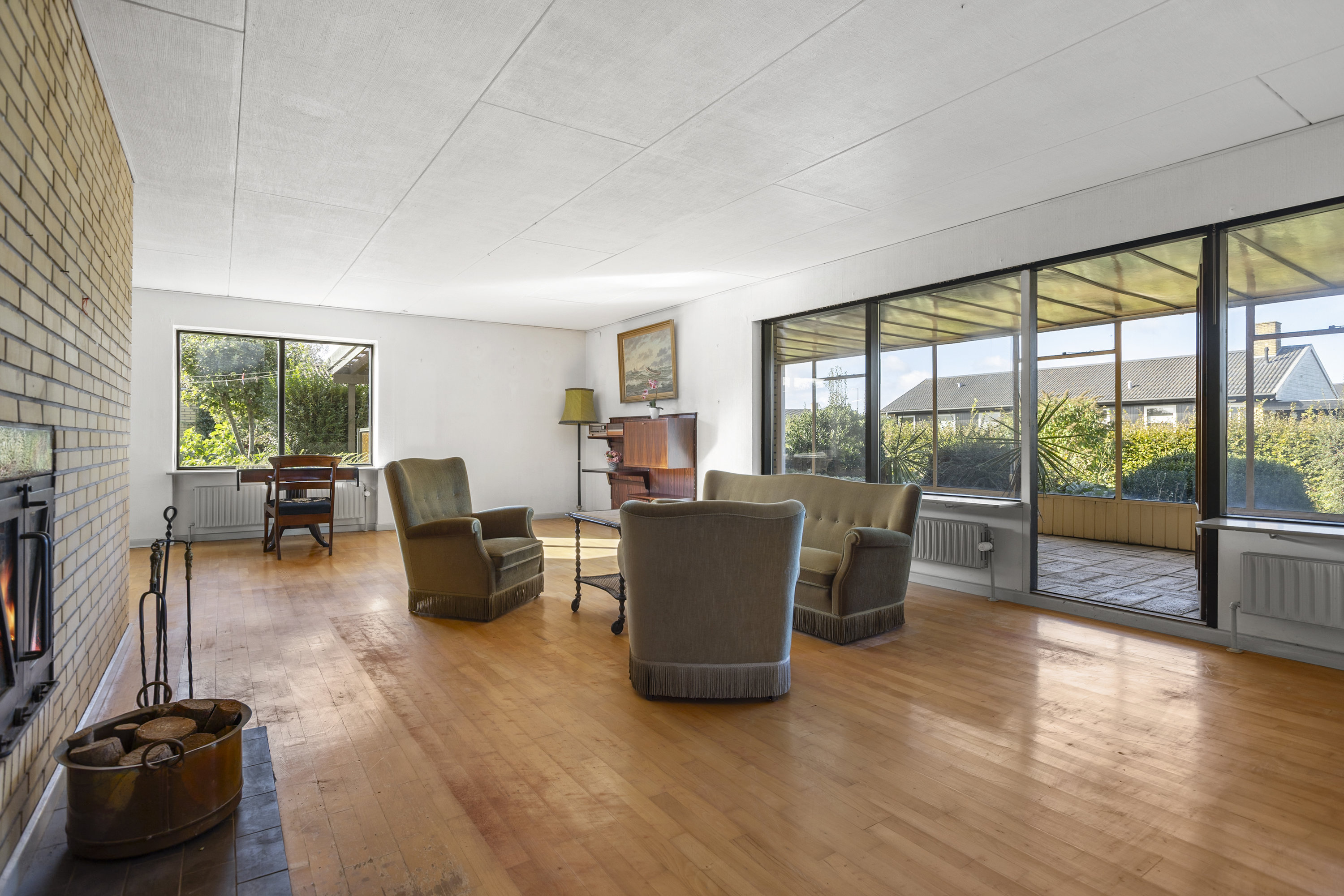 Fremhævet stue billede i fuldskærmstilstand. Billede af Baldersvej 15, 4220 Korsør