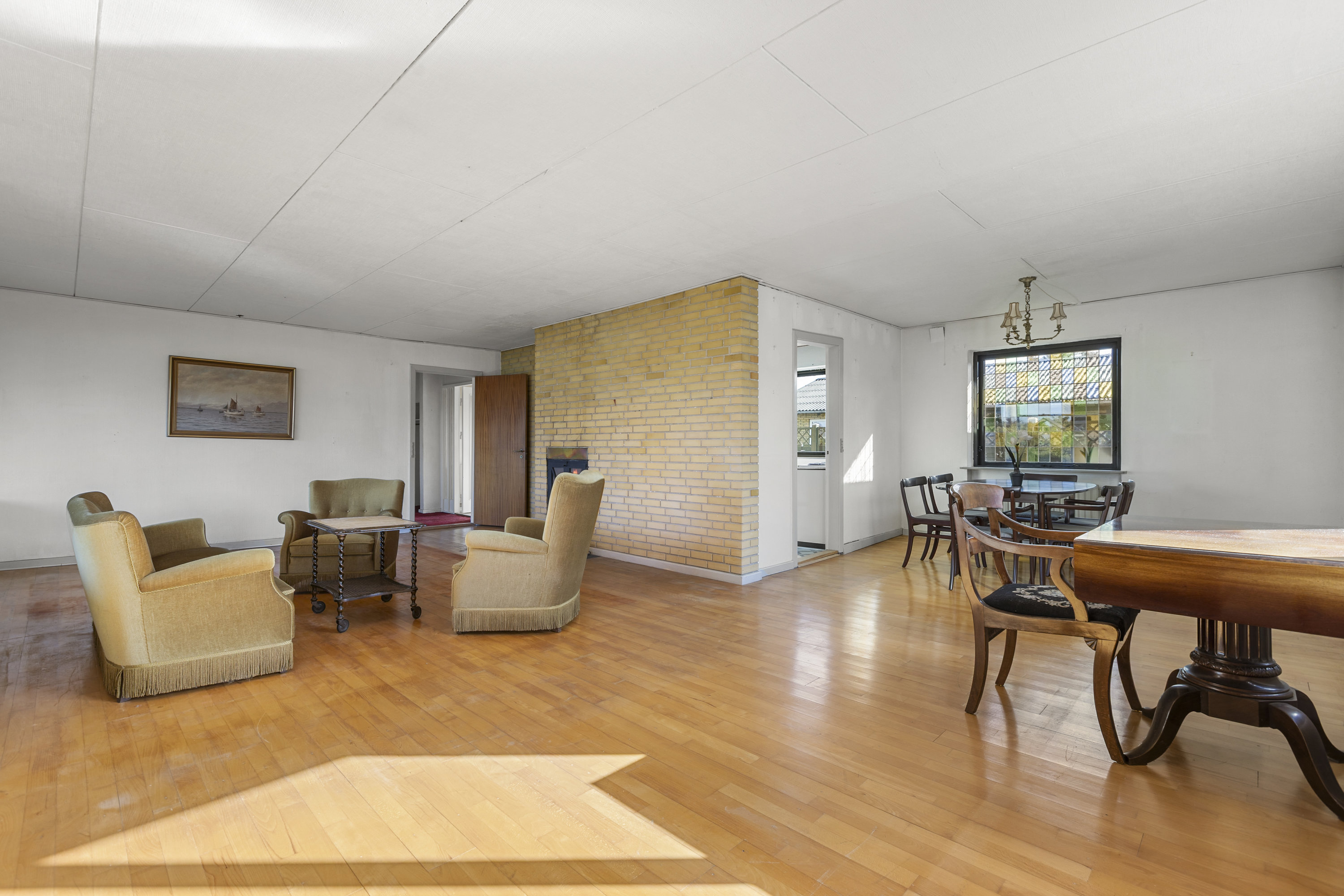 Fremhævet stue billede i fuldskærmstilstand. Billede af Baldersvej 15, 4220 Korsør