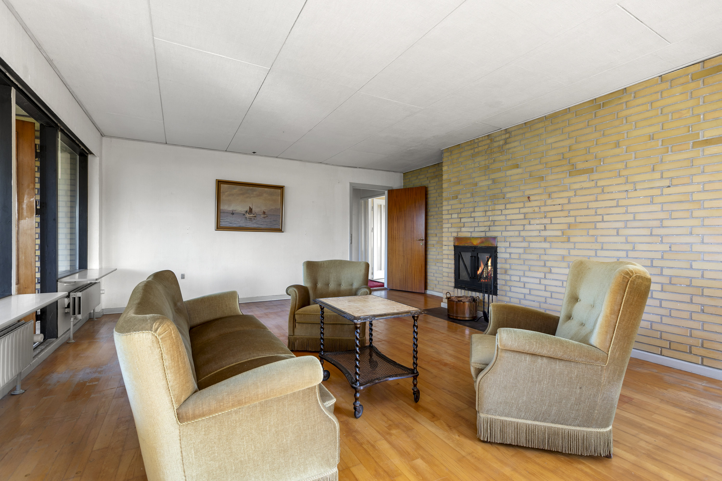 Fremhævet stue billede i fuldskærmstilstand. Billede af Baldersvej 15, 4220 Korsør