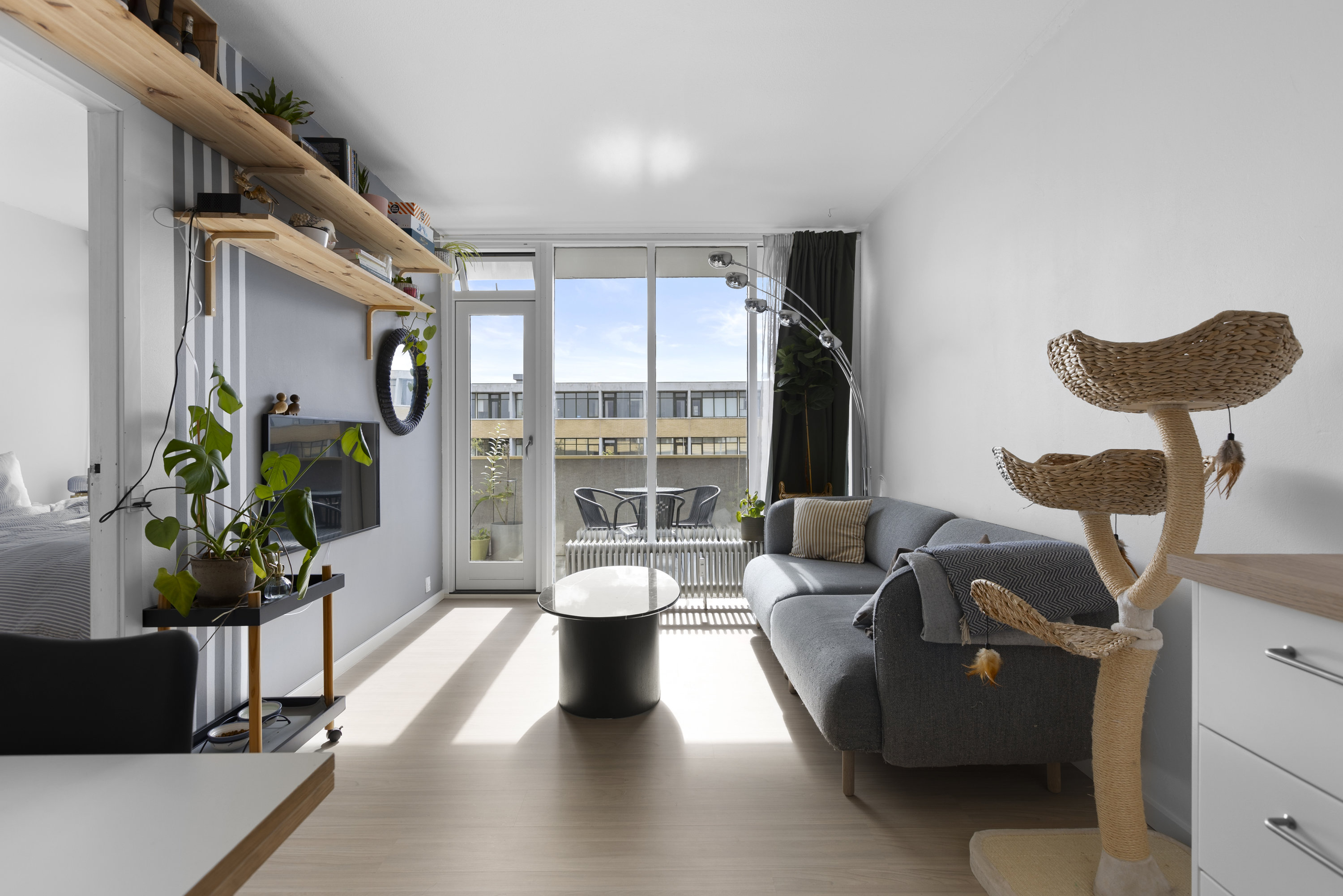 Fremhævet stue billede i fuldskærmstilstand. Billede af Byskov Alle 38, 3. mf., 4200 Slagelse