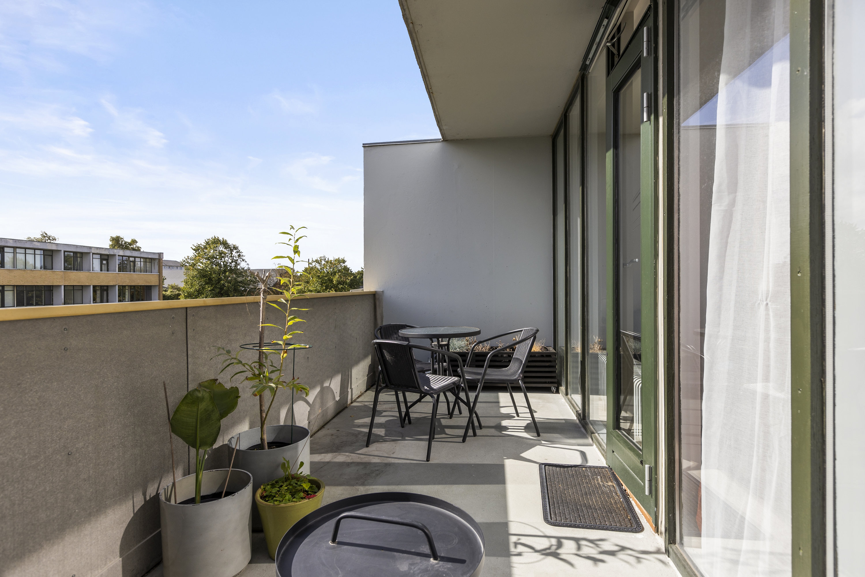 Fremhævet altan billede i fuldskærmstilstand. Billede af Byskov Alle 38, 3. mf., 4200 Slagelse