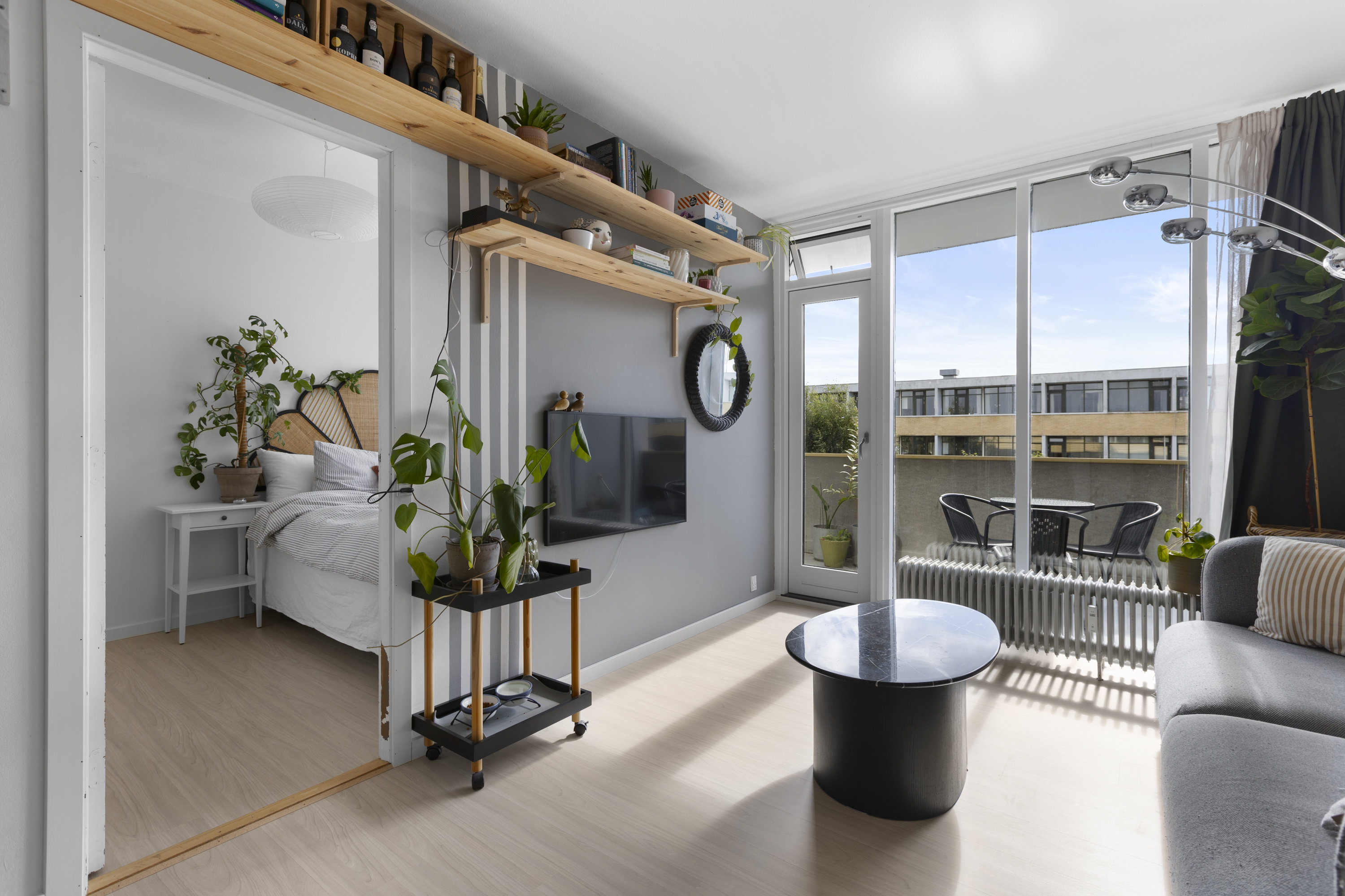 Fremhævet stue billede i fuldskærmstilstand. Billede af Byskov Alle 38, 3. mf., 4200 Slagelse