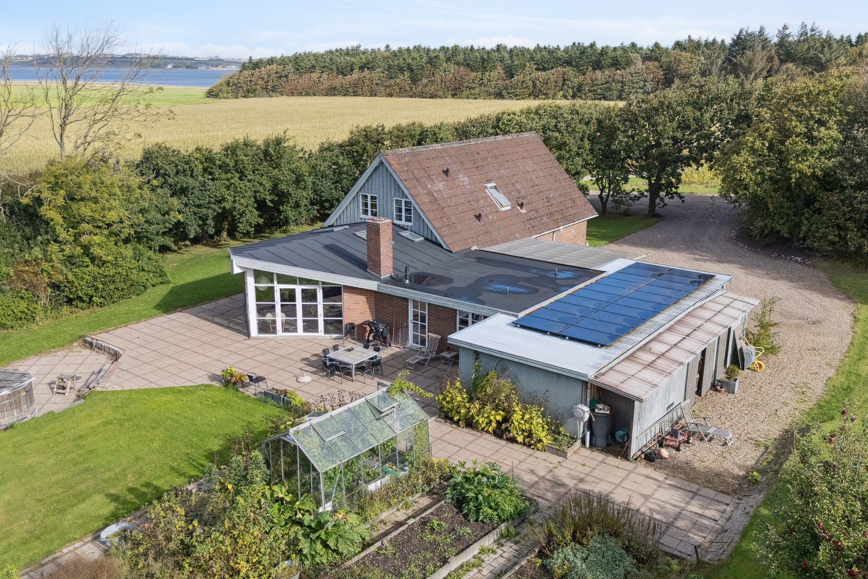 Landejendom: Set fra haven på Sennels Hede 1A, Sennels, 7700 Thisted
