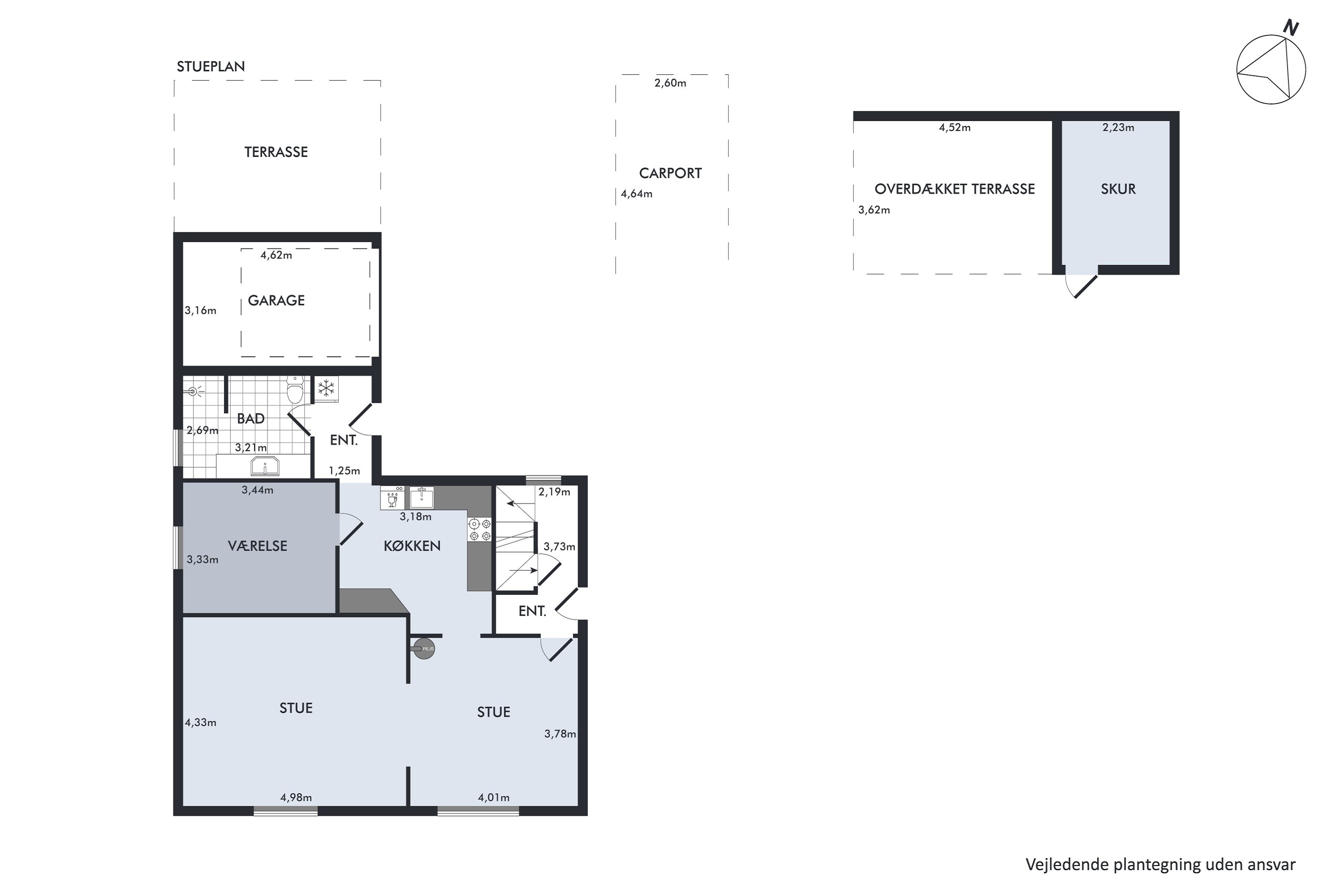 Plantegninger billede af Faaborgvej 16, 5854 Gislev