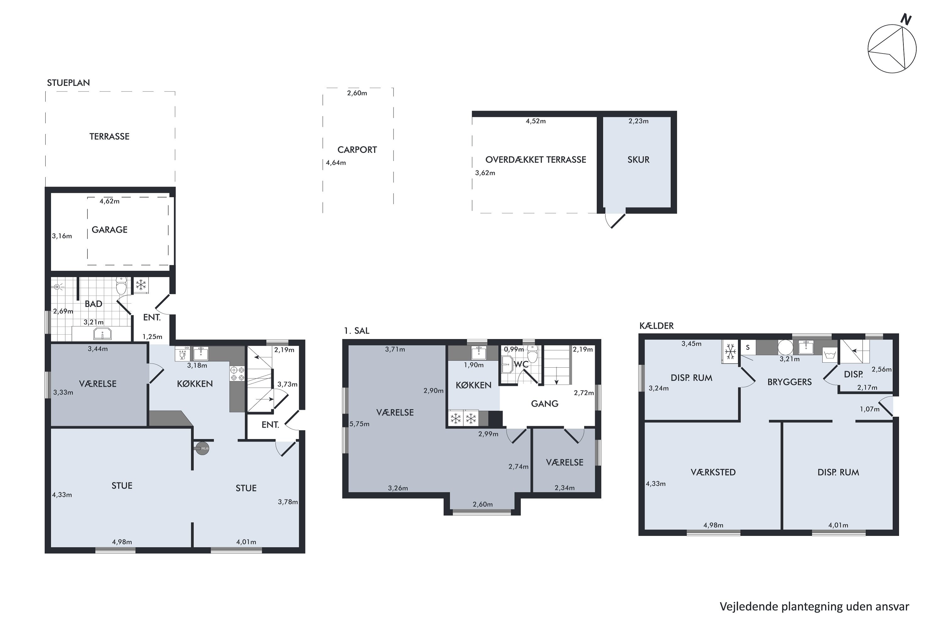 Plantegninger billede af Faaborgvej 16, 5854 Gislev