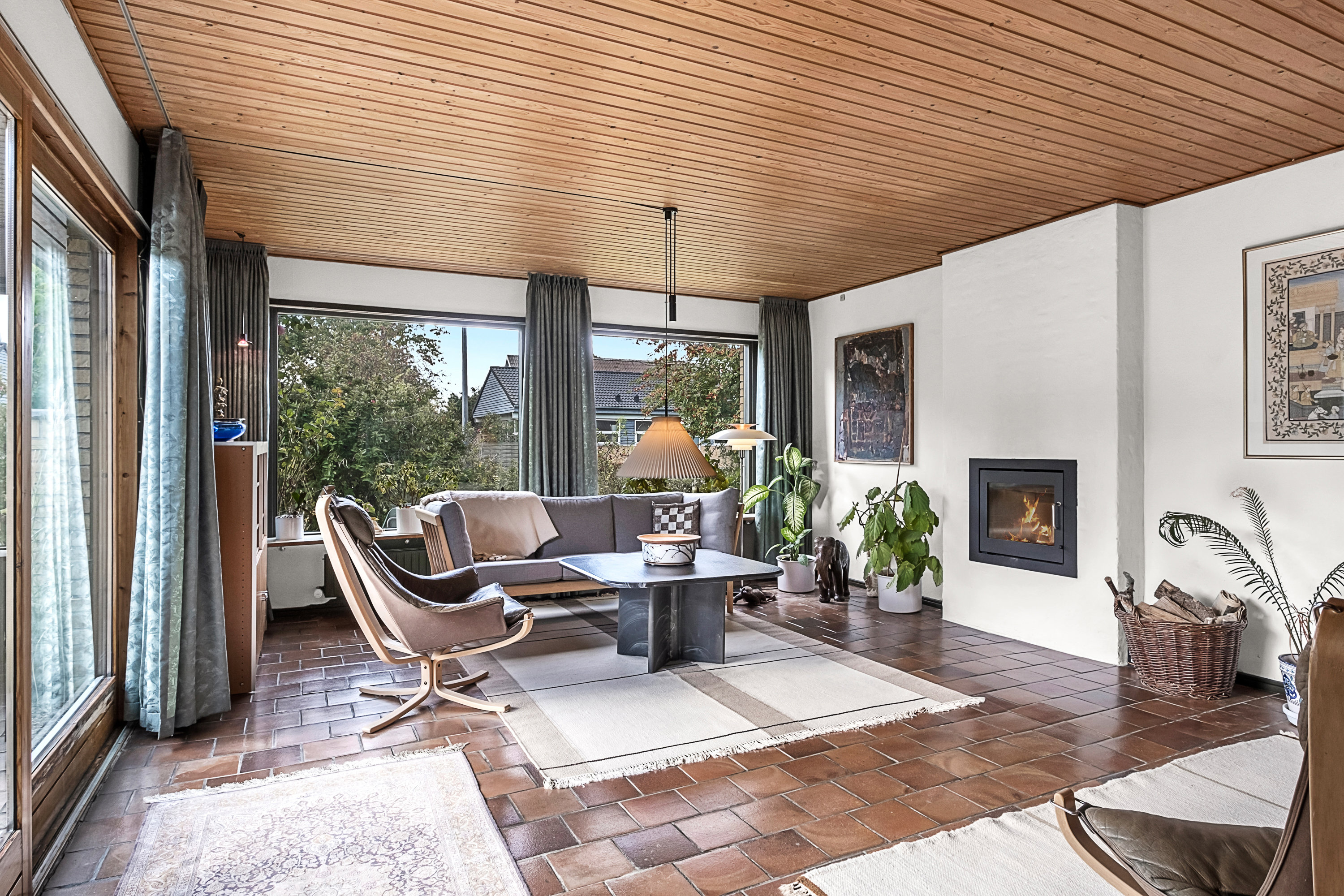 Fremhævet stue billede i fuldskærmstilstand. Billede af Hyldehaven 49, 8520 Lystrup