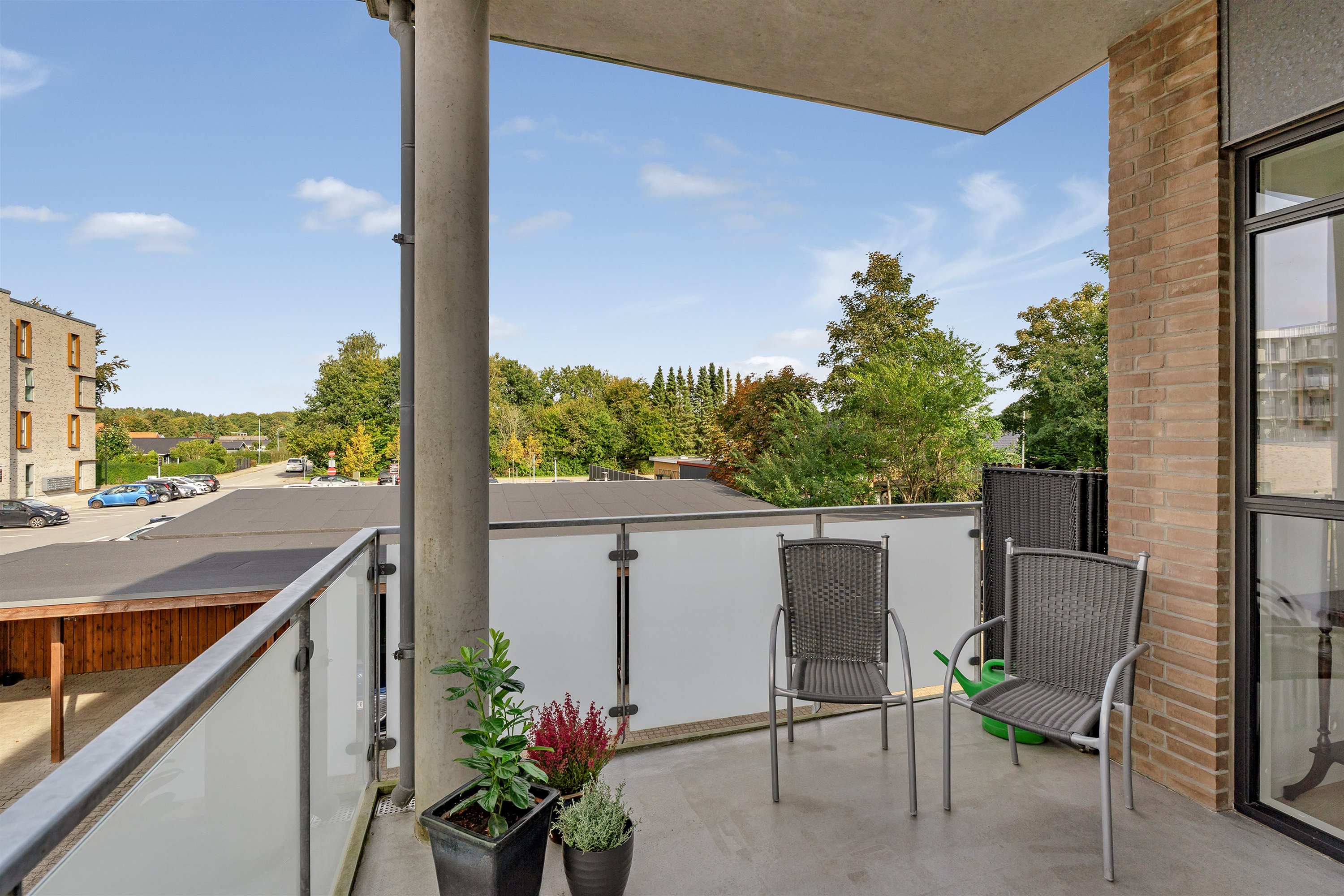 Fremhævet altan billede i fuldskærmstilstand. Billede af Hovedgaden 44C, 1. th., 7190 Billund