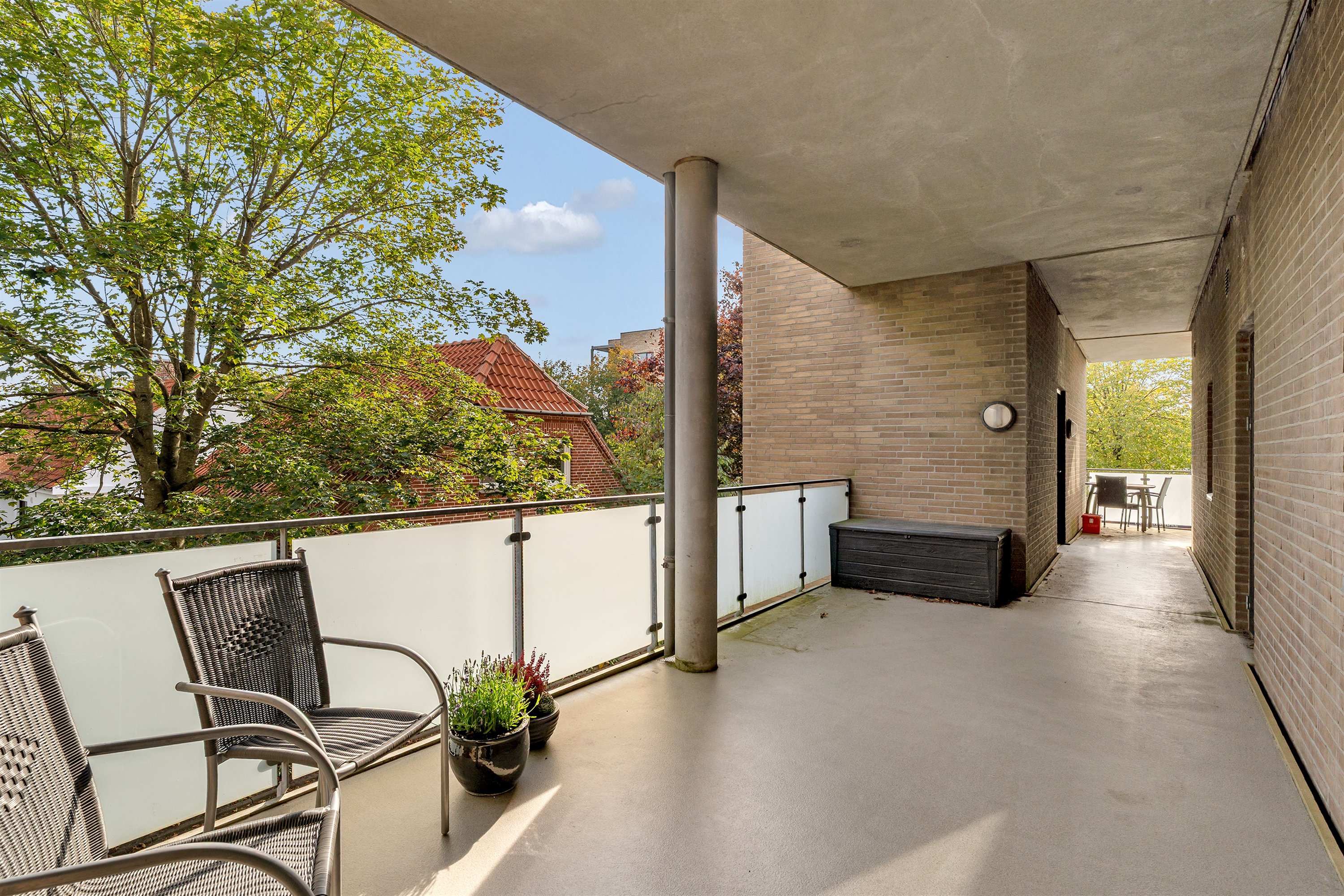 Fremhævet altan billede i fuldskærmstilstand. Billede af Hovedgaden 44C, 1. th., 7190 Billund