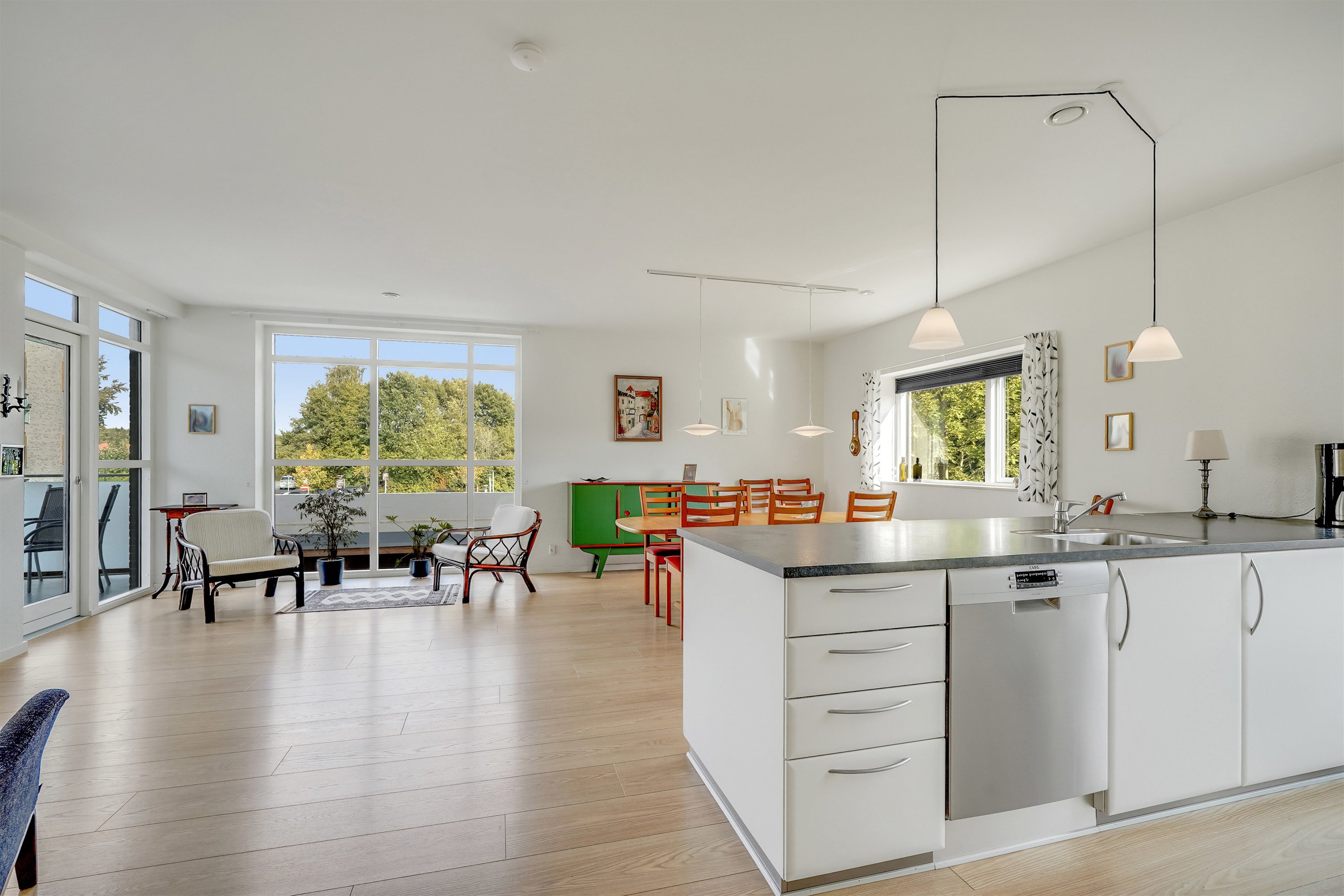 Fremhævet køkken billede i fuldskærmstilstand. Billede af Hovedgaden 44C, 1. th., 7190 Billund