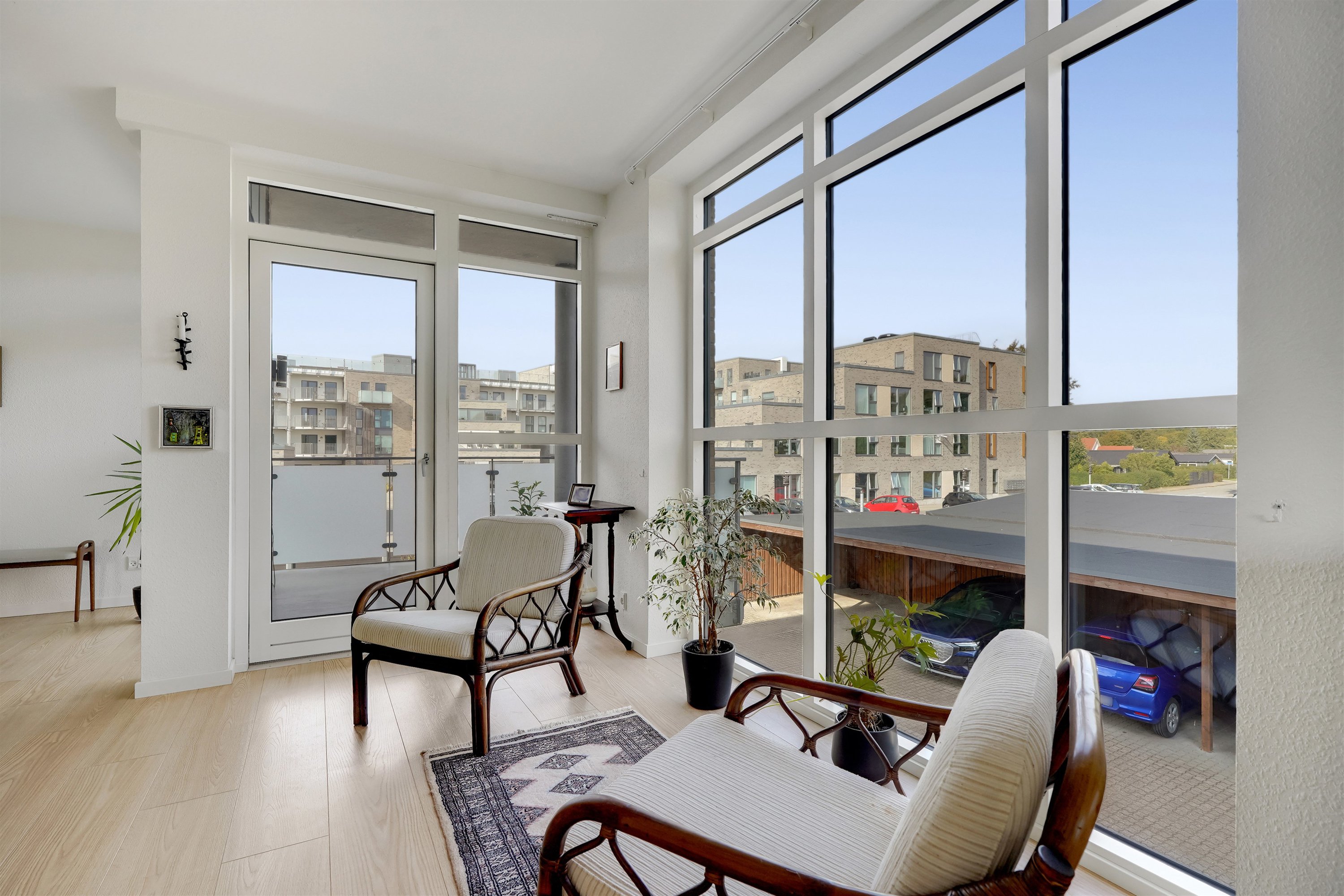 Fremhævet stue billede i fuldskærmstilstand. Billede af Hovedgaden 44C, 1. th., 7190 Billund