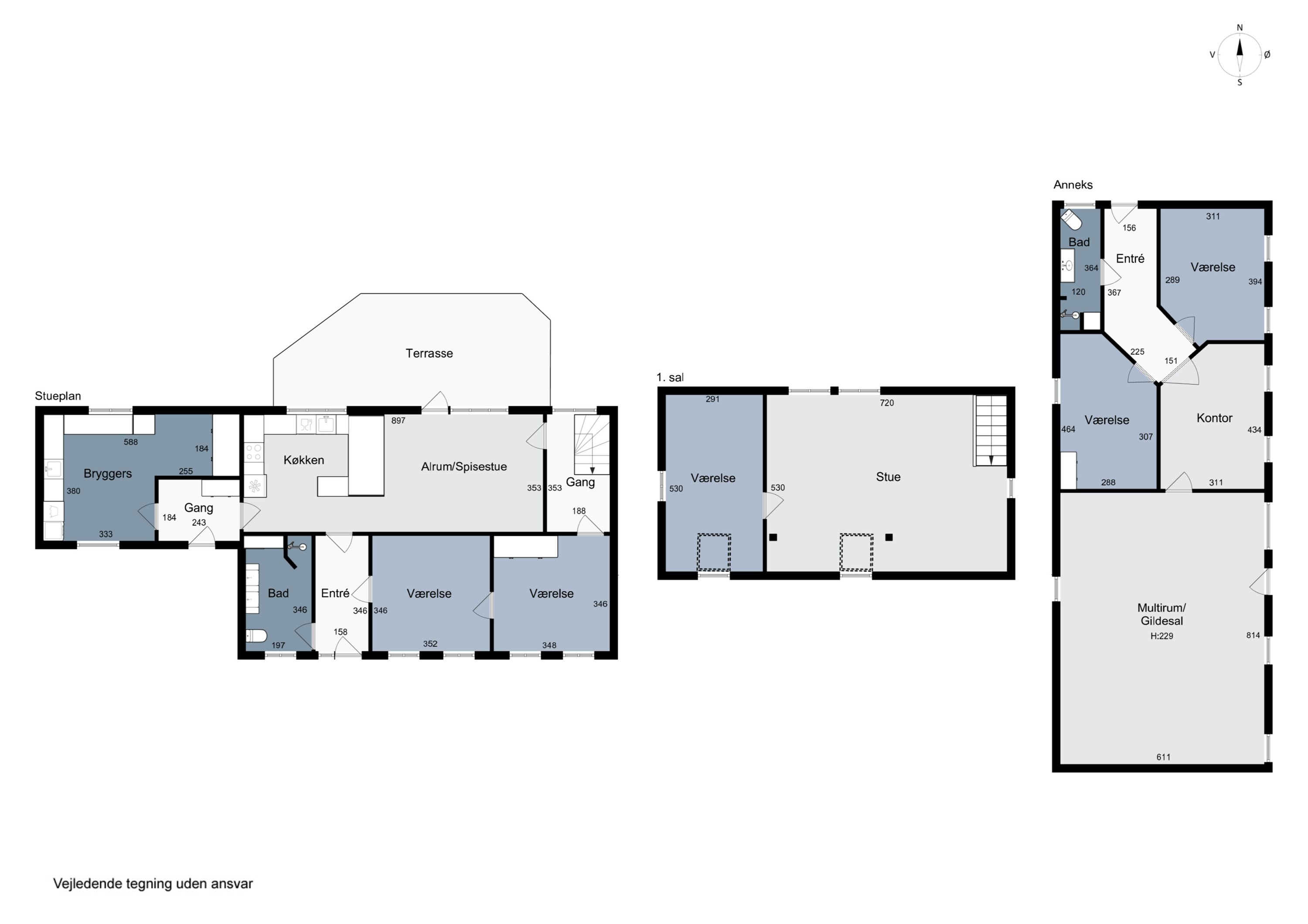 Plantegninger billede af Skolegade 32, 8723 Løsning