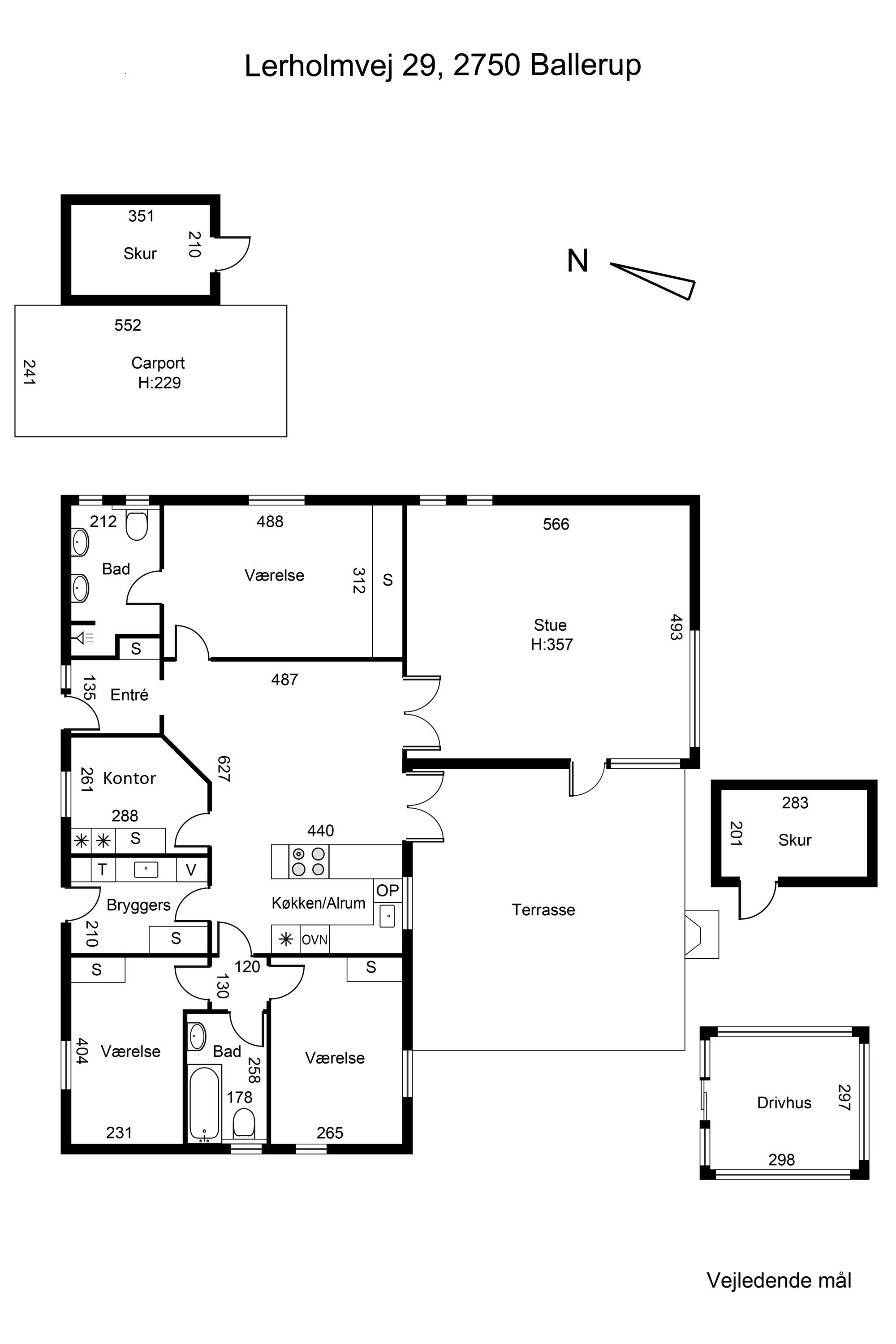 Plantegninger billede af Lerholmvej 29, 2750 Ballerup