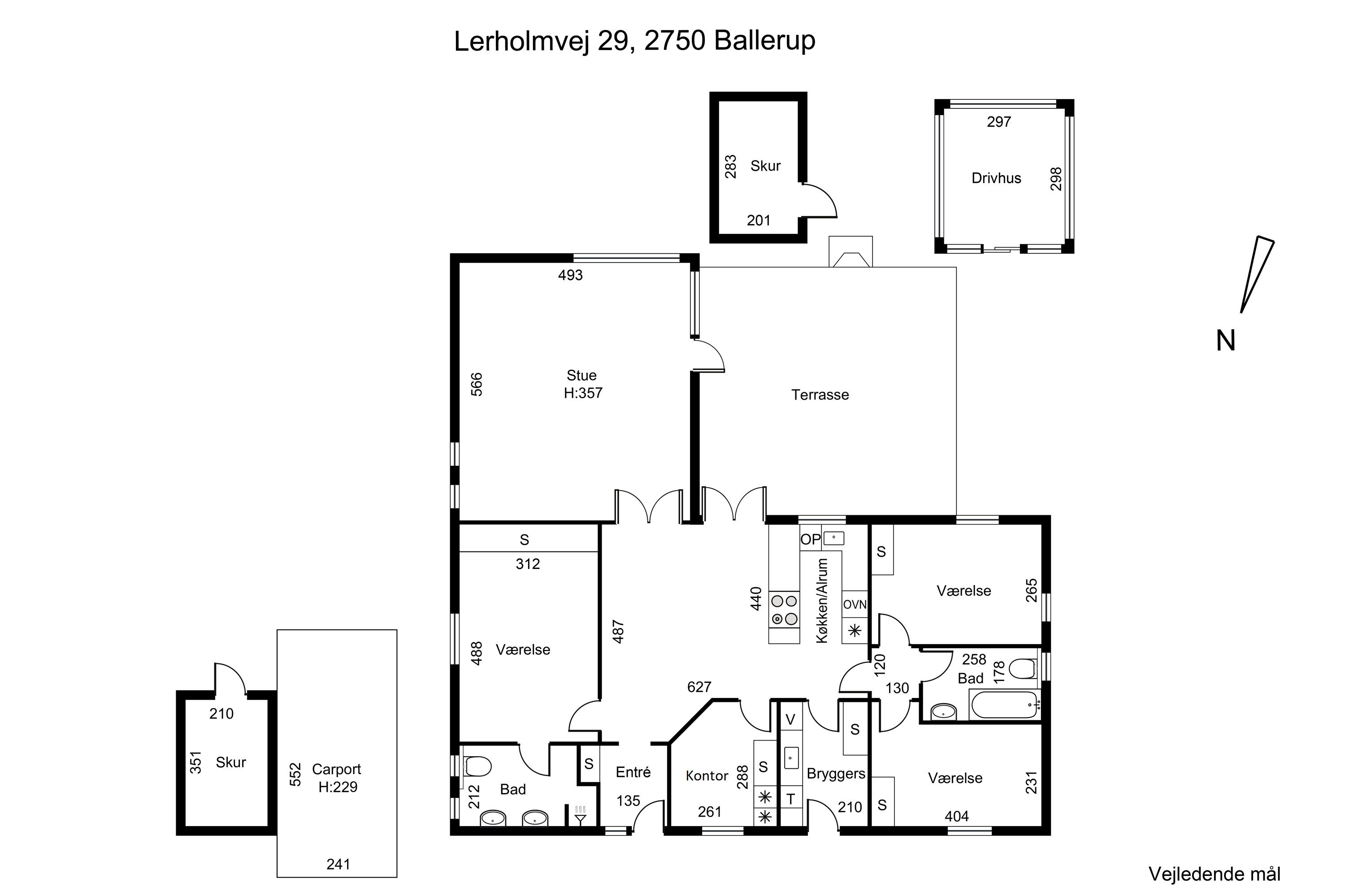 Plantegninger billede af Lerholmvej 29, 2750 Ballerup