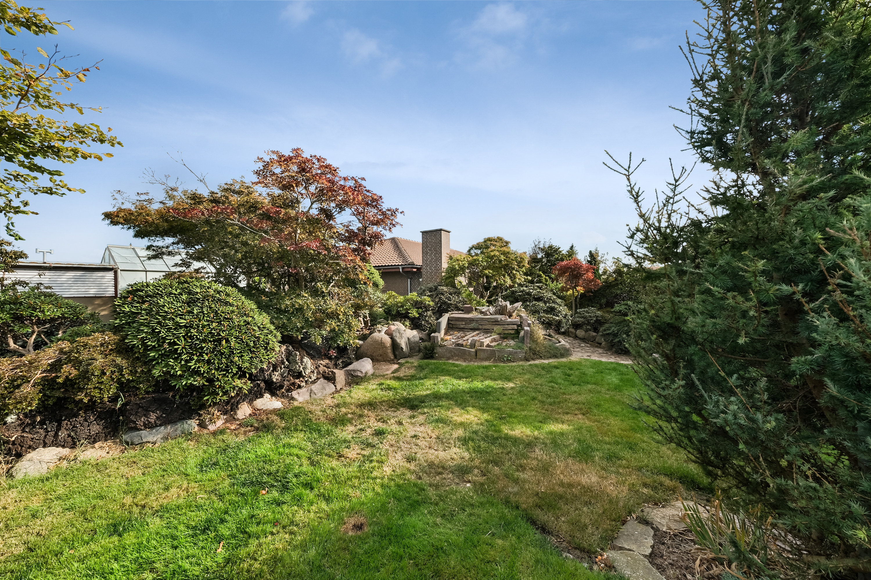 Fremhævet have billede i fuldskærmstilstand. Billede af Rosenlunden 15, Aunslev, 5800 Nyborg