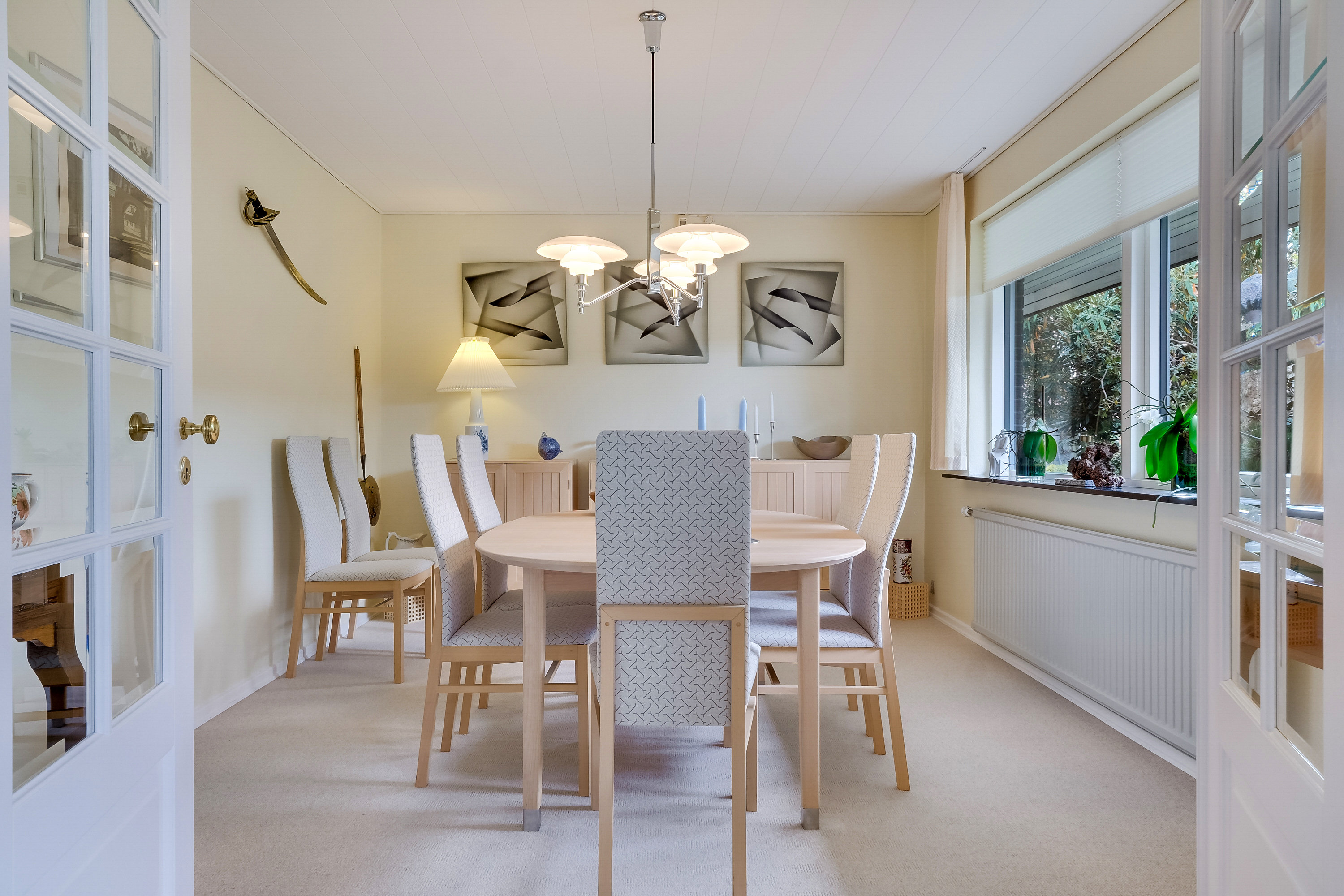 Fremhævet spisestue billede i fuldskærmstilstand. Billede af Rosenlunden 15, Aunslev, 5800 Nyborg