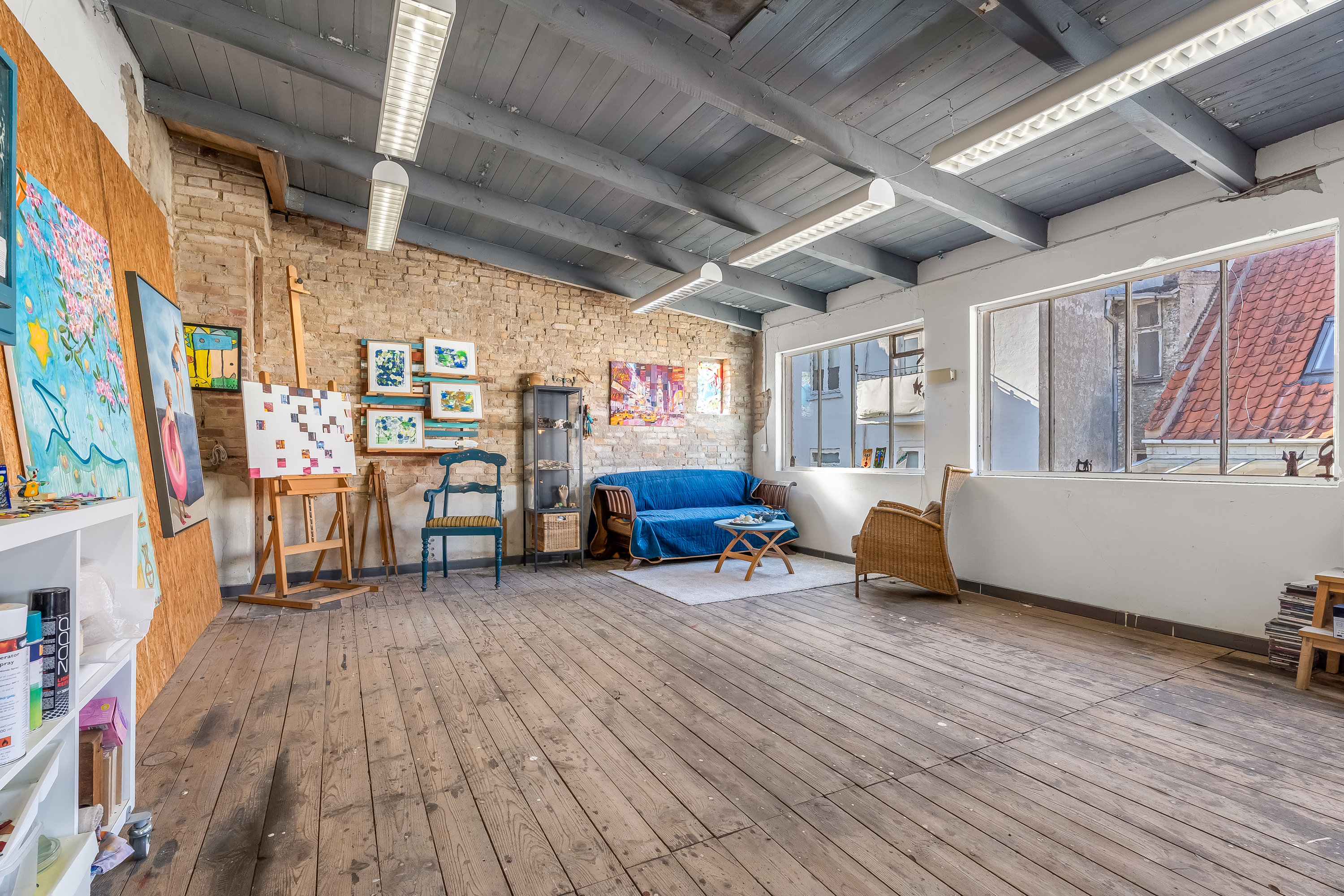 Fremhævet atelier billede i fuldskærmstilstand. Billede af Holchsgade 2, 4800 Nykøbing F