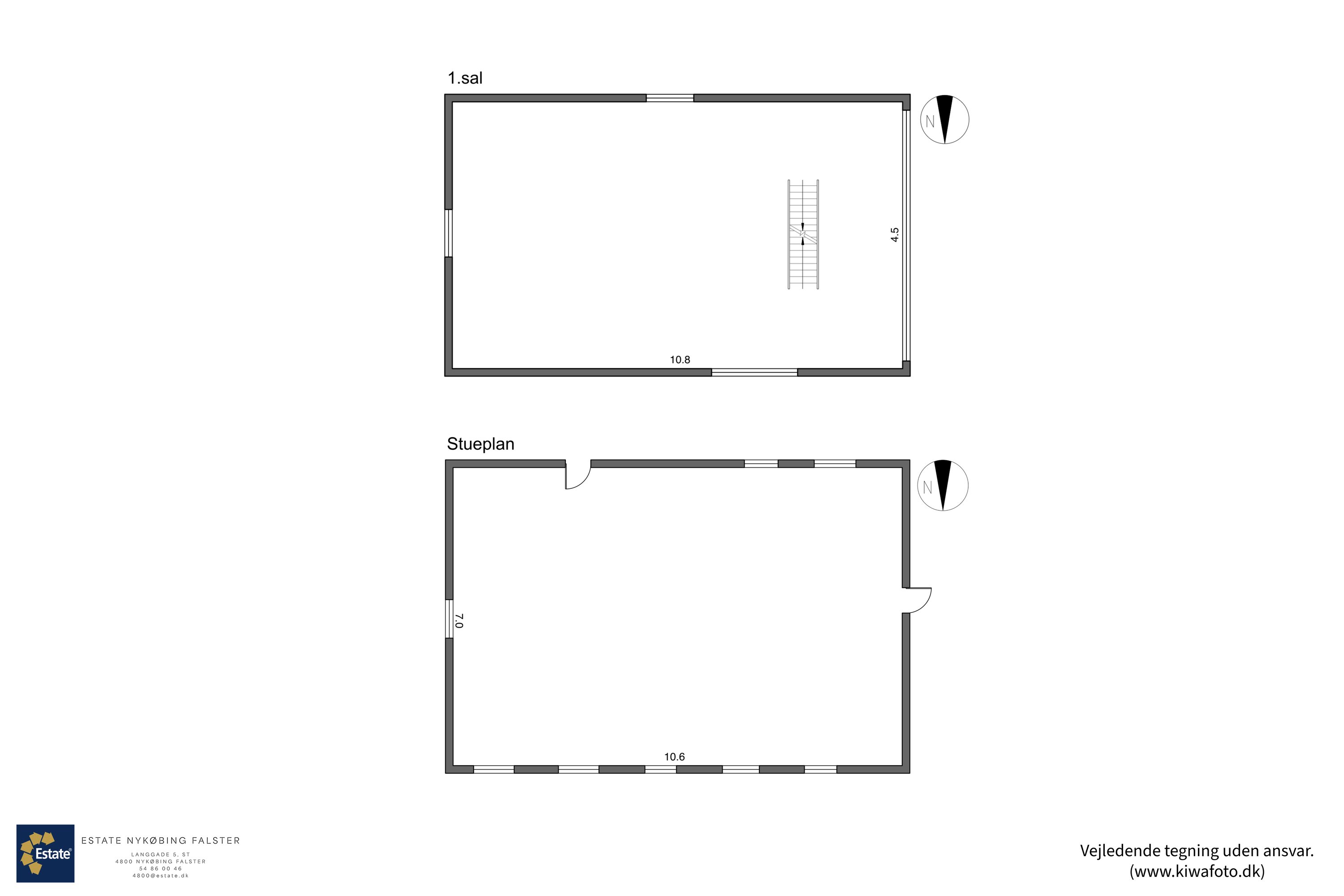 Plantegninger billede af Dæmningsvej 9, Nørre Vedby, 4840 Nørre Alslev