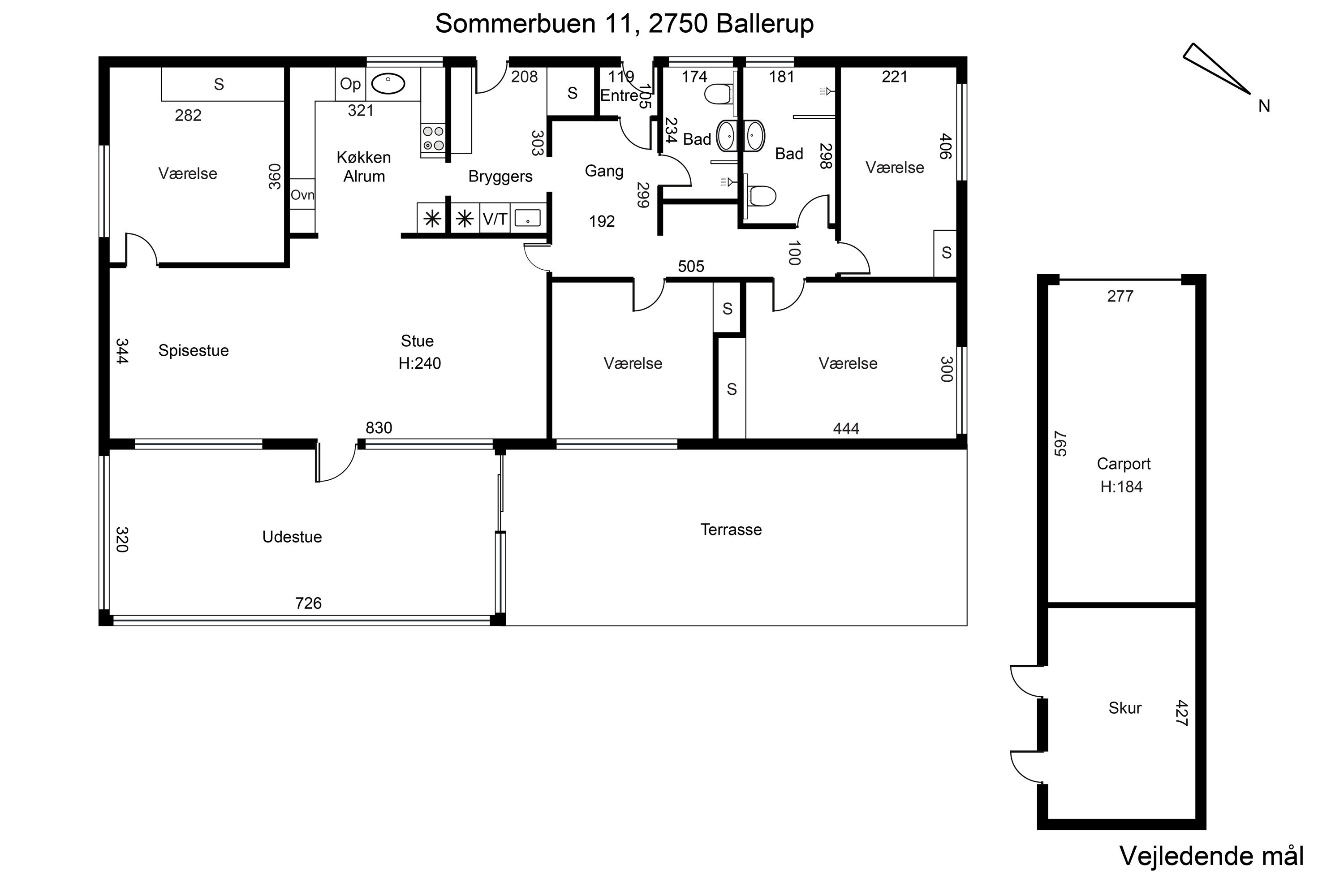 Plantegninger billede af Sommerbuen 11, 2750 Ballerup