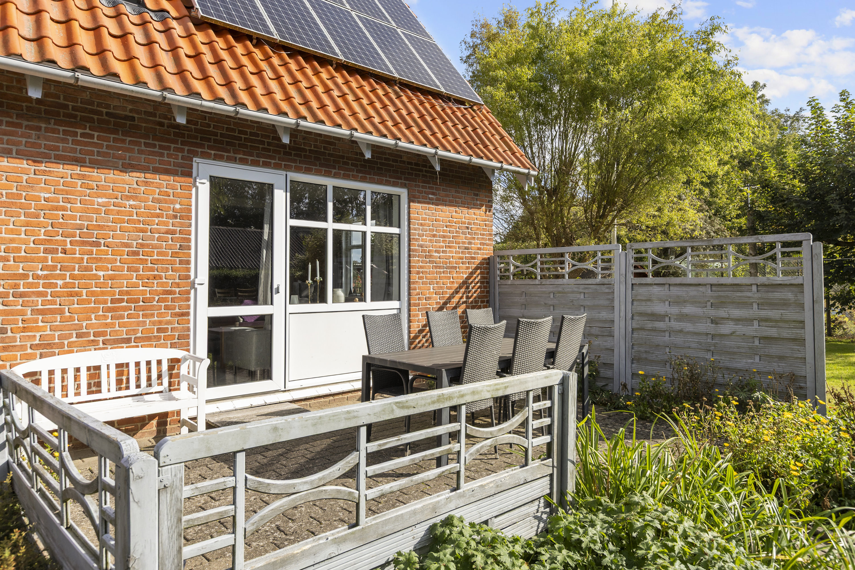 Fremhævet terrasse billede i fuldskærmstilstand. Billede af Terslevvej 71, Ørslev, 4100 Ringsted