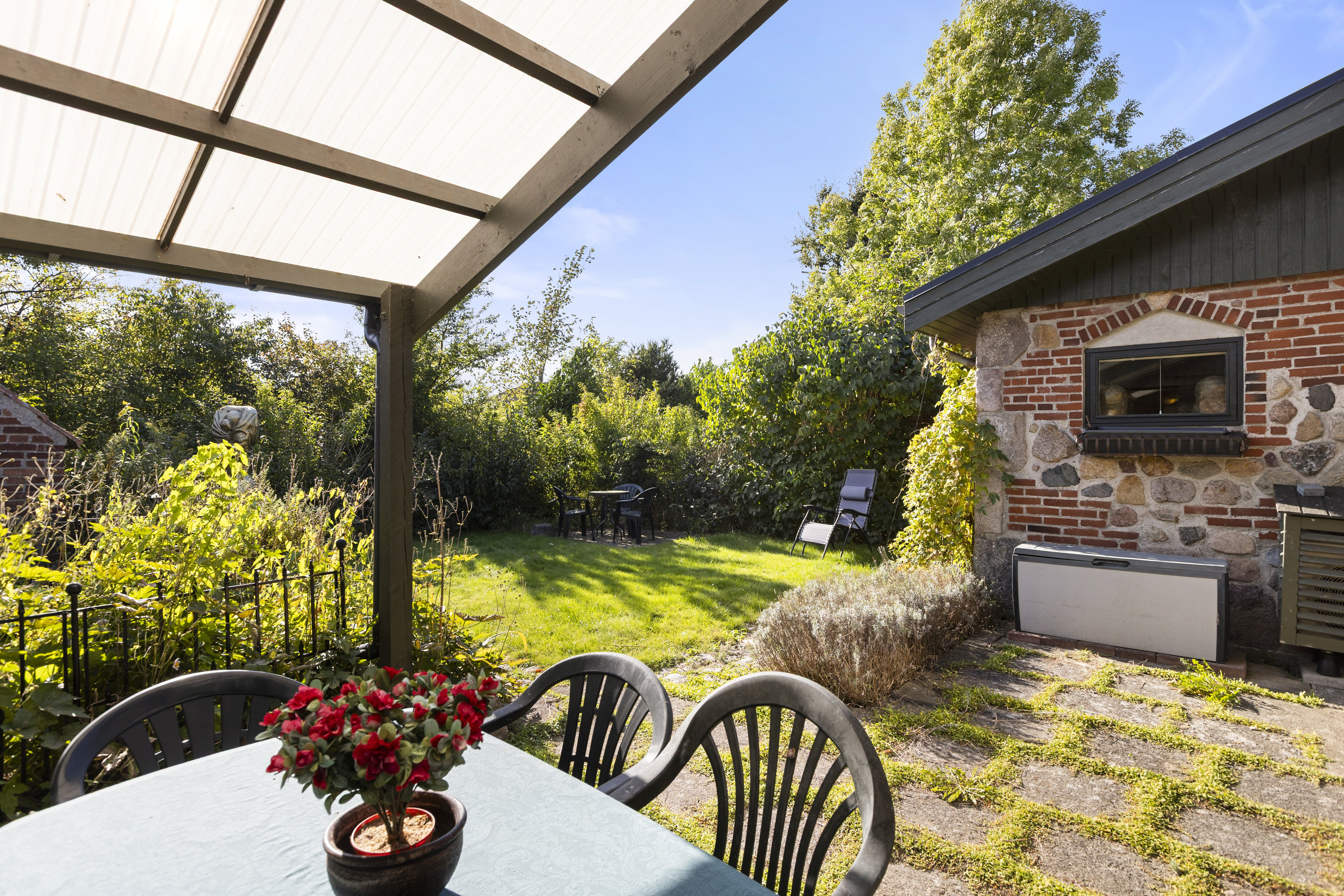 Fremhævet terrasse billede i fuldskærmstilstand. Billede af Bøgevej 10, 4490 Jerslev Sjælland