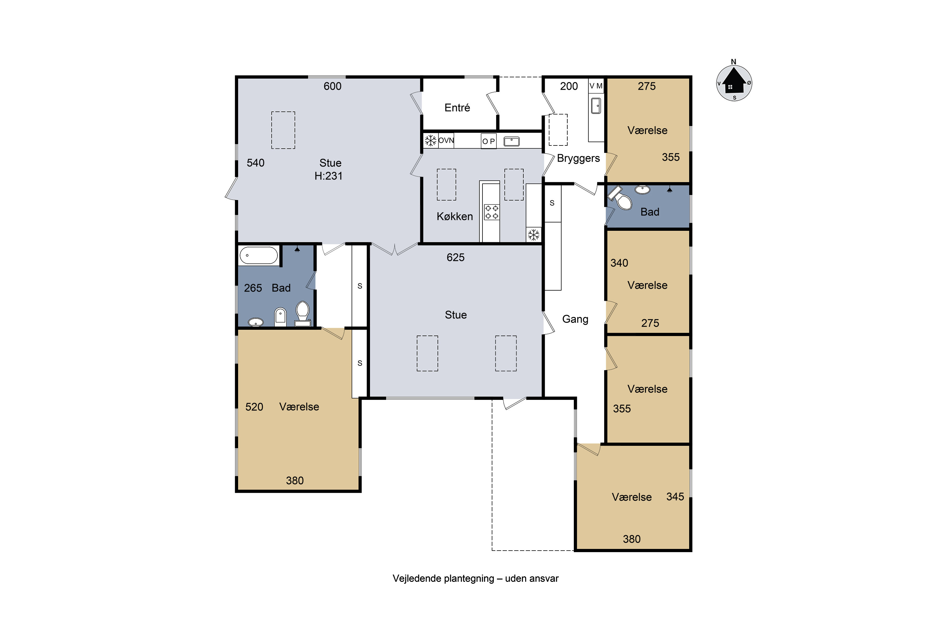 Plantegninger billede af Bøgevej 10, 4490 Jerslev Sjælland