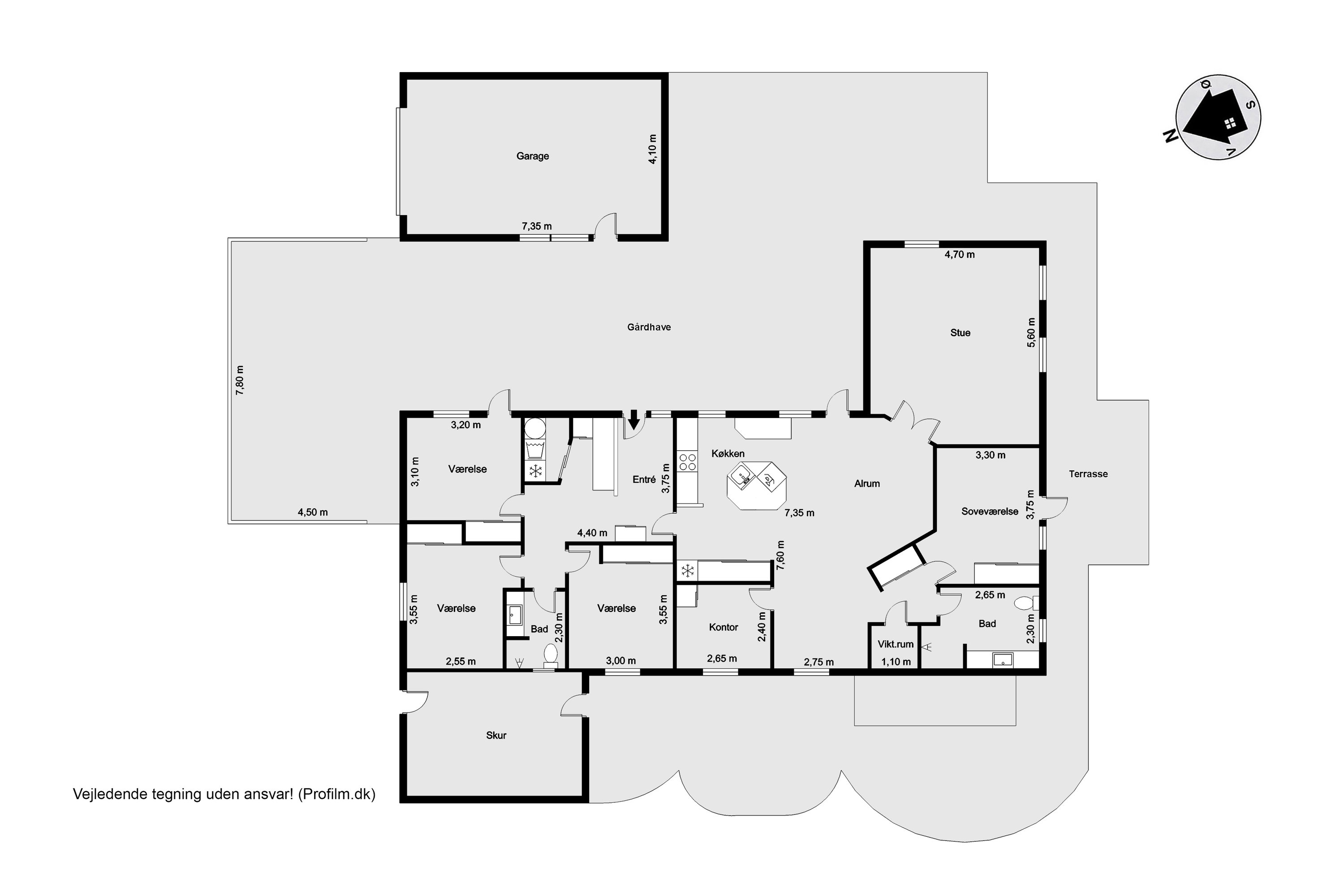 Plantegninger billede af Lyngkrogen 26, Mejdal, 7500 Holstebro